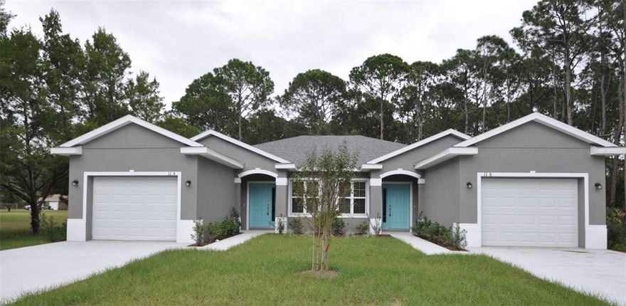 Built in 2019, this well-maintained 3-bedroom, 2-bath duplex is located in the desirable Seminole Woods area of Palm Coast. The home features tile and luxury vinyl flooring throughout, an open layout, contemporary cabinetry, stone countertops, and stainless steel appliances. Enjoy year-round outdoor living on the screened-in lanai and the privacy of a split bedroom floor plan. Quarterly interior pest control is included. Conveniently located near parks, shopping, schools, major roadways, I-95, and the beaches. In addition to monthly rent, residents are enrolled in a $40/month Resident’s Benefit Package, which includes renter’s insurance, quarterly HVAC filter delivery, $1 million in identity theft protection, online portal access for payments and maintenance requests, and more. Schedule your private showing today—this rental won’t last long.