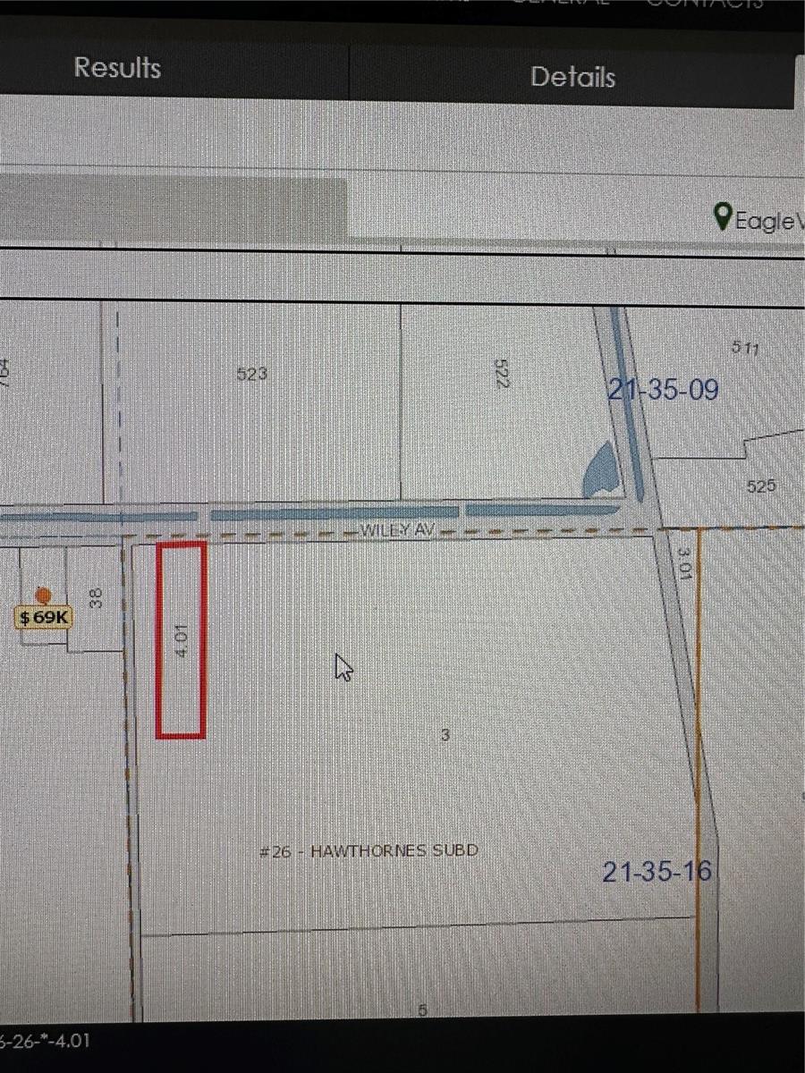 HAWTHORNES SUB - Land