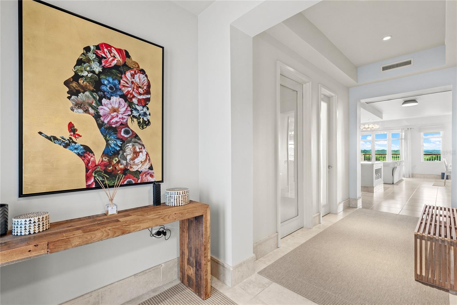 Welcome to this luxurious corner penthouse unit located in Building III, the newest building of Plantation Village within the exclusive Dorado Beach Resort. This exquisite property offers 3 bedrooms, 3 bathrooms, and a spacious living area spanning 2,264 square feet, providing ample space for refined living. The apartment boasts a newly installed dehumidifier integrated into the AC system, ensuring optimal comfort in the tropical climate. As a corner unit, it offers stunning panoramic views, adding to the sense of tranquility and exclusivity.
Plantation Village is renowned for its high-end amenities, including dual elevators, an emergency backup generator, a water reservoir, round-the-clock lobby service, surveillance, and pet-friendly accommodations. As a resident, you’ll enjoy access to world-class amenities at the Dorado Beach Resort and Club. Indulge in the fitness center, Water Park, TPC Golf Courses, direct beach access, gourmet dining options, Encanto Beach Club, Rockefeller trail, Ritz Carlton Reserve Signature Spa Botanico, and Barlovento beachside facilities, all just steps away from your home.
This property also features a spacious underground garage with two parking spots for vehicles and two dedicated golf cart parking spots, ensuring secure and convenient parking. Experience the epitome of luxury living in Dorado Beach Resort’s Plantation Village, where every detail has been curated for an unparalleled lifestyle.