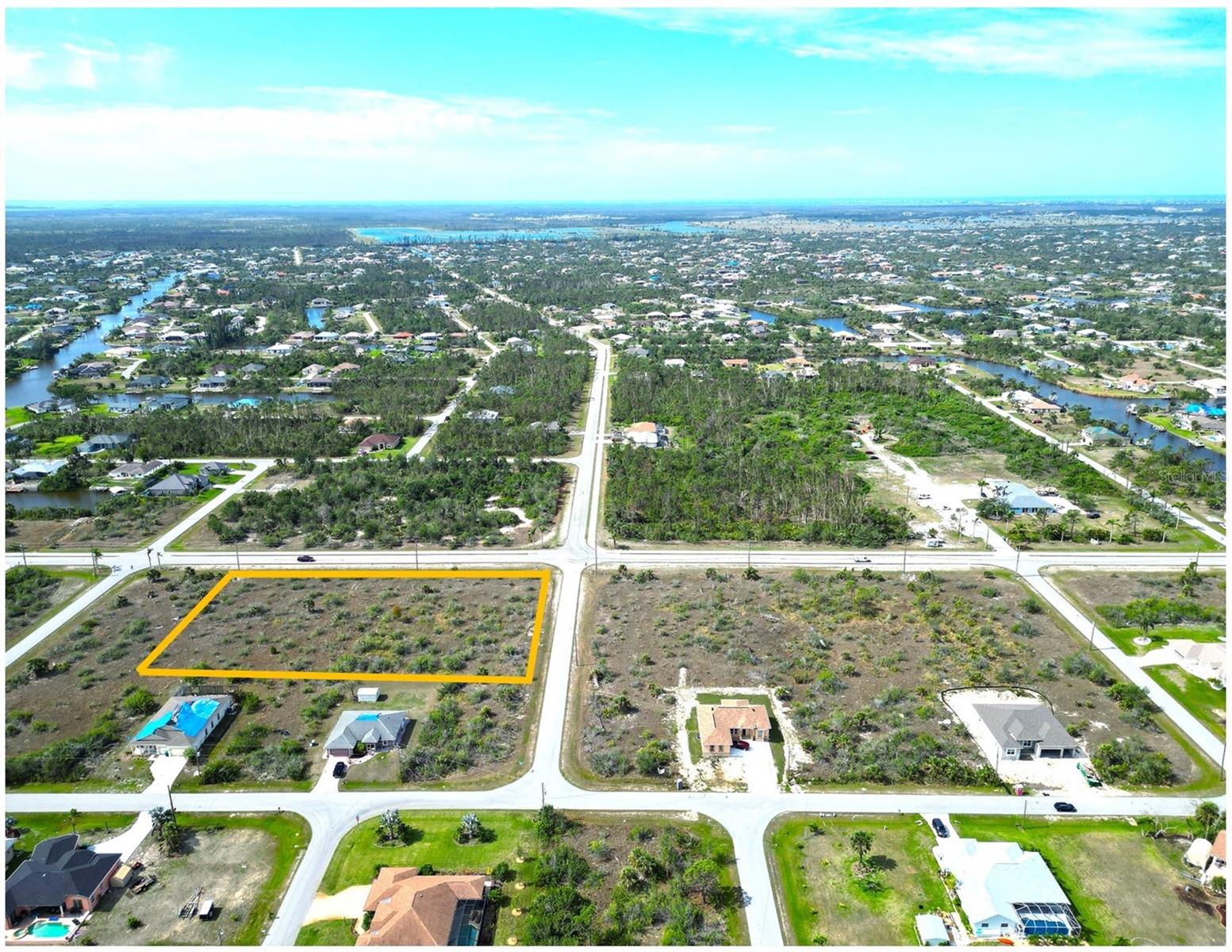 2.15 Acres For Sale zoned Commercial General in the boating community of South Gulf Cove. All utilities are in place making this a prime location for new development. New Home Construction is booming in the area which is creating a huge demand for commercial services within the community. South Gulf Cove consists of over 14,000 platted homesites and approximately 5,000 existing homes. Community has over 50 miles of navigable waterways and multiple parks. Buy to develop or hold as an investment for the future. Now is the time to invest before the growth pushes the prices up any higher. There is a limited amount of commercial acreage in the community to service the 14,000 platted homesites, so take advantage before it's gone. The allowable uses are, but not limited to Restaurants, Hotels, Retail Services, Gas Pumps, Animal Hospital, Private Clubs and many other uses. The allowable uses and zoning codes are in the attachments.
