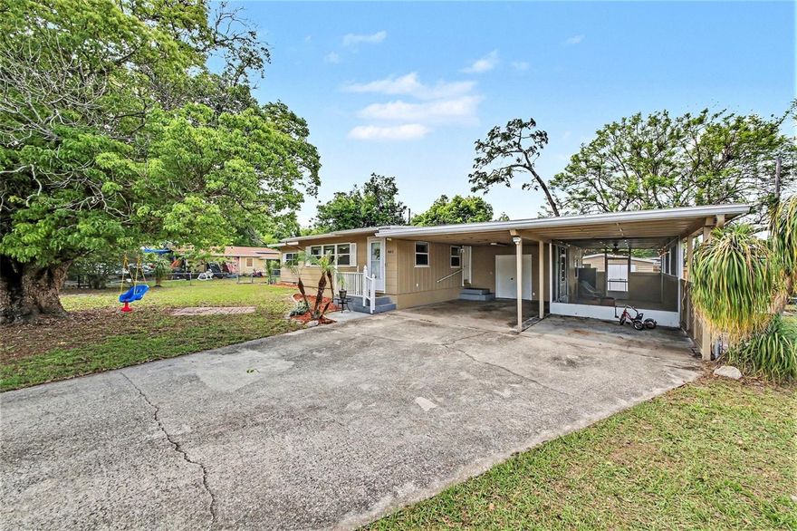 With major system upgrades already completed, including Nearly NEW Roof (2022), HVAC system (2021), Plumbing (2022), Electric (2022), Water Heater (2026), AND Dual Pane Windows... this home is not only move-in ready but offers  immediate comfort and long-term peace of mind! Paired with a remodeled kitchen, open layout, large fenced yard, and no HOA, this Casselberry property delivers the space, functionality, and location today’s buyers are looking for.

Inside, the light-filled open floor plan creates a seamless flow between the main living and dining areas, making it ideal for both everyday living and entertaining. The remodeled kitchen is centrally located and features updated finishes, excellent workspace, and easy connection to the main living areas. A separate family room provides additional flexibility for a second living area, media room, or home office.

The split bedroom layout offers added privacy, while the primary suite includes a well-designed bathroom along with a separate dressing area that adds both convenience and functionality. Additional interior features include updated windows, an inside laundry room with great storage, and a layout designed for comfortable, practical living.

Outdoor living is just as appealing, with a screened patio overlooking a spacious, fully fenced backyard that provides room to relax, entertain, or enjoy outdoor activities. The property also includes a workshop and additional storage space, offering versatility that is increasingly hard to find.

With no HOA and a central location near major roadways, shopping, dining, and everyday conveniences, this home offers the features, space, and updates that make it stand out in today’s market.

Roof (2022), HVAC (2021) Water Heater (2026), Replumbed (2022), All New Electric Wiring & Panels (2022)