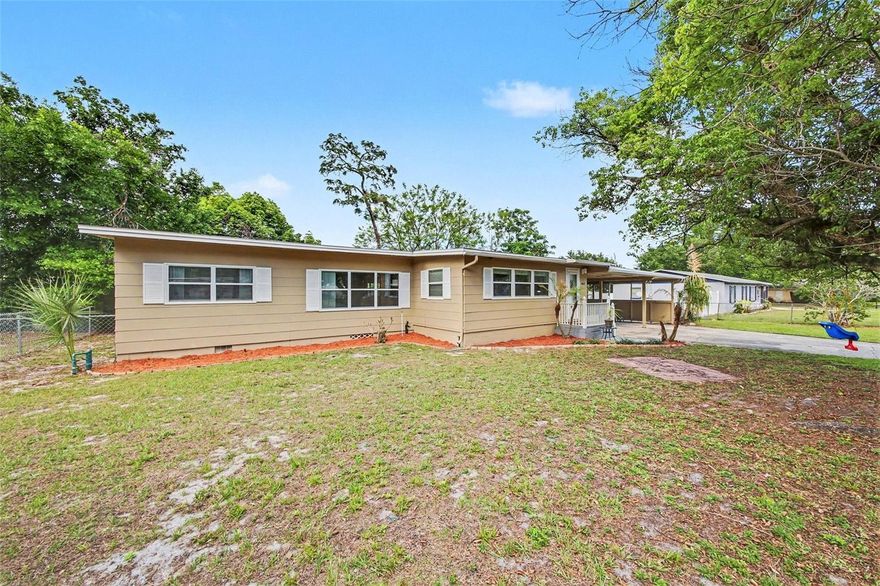 This Beautiful Casselberry home is updated and 'Move-in' ready -with major system upgrades already completed, including Nearly NEW Roof (2022), HVAC system (2021), Plumbing (2022), Electric (2022), Water Heater (2026), AND Dual Pane Windows! This home offers  immediate comfort and long-term peace of mind PLUS a remodeled kitchen, open layout, large fenced yard, and no HOA. If you've been looking for a turnkey home that delivers the space, functionality, and location - then you've found it here!

Inside, the light-filled open floor plan creates a seamless flow between the main living and dining areas, making it ideal for both everyday living and entertaining. The remodeled kitchen is centrally located and features updated finishes, excellent workspace, and easy connection to the main living areas. A separate family room provides additional flexibility for a second living area, media room, or home office.

The split bedroom layout offers added privacy, while the primary suite includes a well-designed bathroom along with a separate dressing area that adds both convenience and functionality. Additional interior features include updated windows, an inside laundry room with great storage, and a layout designed for comfortable, practical living.

Outdoor living is just as appealing, with a screened patio overlooking a spacious, fully fenced backyard that provides room to relax, entertain, or enjoy outdoor activities. The property also includes a workshop and additional storage space, offering versatility that is increasingly hard to find.

With no HOA and a central location near major roadways, shopping, dining, and everyday conveniences, this home offers the features, space, and updates that make it stand out in today’s market.

Roof (2022), HVAC (2021) Water Heater (2026), Replumbed (2022), All New Electric Wiring & Panels (2022)