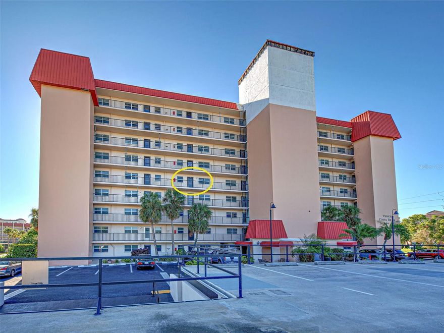 LIVE THE FLORIDA DREAM IN THE HEART OF VENICE!

Perched on the 5th floor of the coveted Venice Costa Brava community, this 2-bedroom, 2-bath condo offers sweeping views and a location that’s hard to beat. Nestled just steps from the Intracoastal Waterway and minutes to Venice Beach, Unit #503 is your ticket to the laid-back Gulf Coast lifestyle.  The building amenities include a community pool and laundry facilities.
Inside the unit, you’ll find a spacious floor plan with a light-filled living area, carpet and laminate flooring, crown molding accents, and a private lanai where you can enjoy your morning coffee with a glimpse of the Florida skies. The split-bedroom layout includes a guest suite with ensuite bath, providing privacy and comfort for visitors.
Built in 1974, this unit has solid bones and room to make it your own. The secure elevator with key fob access adds peace of mind and convenience, and the higher-floor location offers great views.
Whether you’re looking for a winter retreat, full-time home, or investment property, this is an incredible opportunity at just $234,900 in one of Venice’s most walkable, scenic areas—close to dining, shopping, parks, and that famous island charm.
Schedule your showing today and imagine the possibilities!