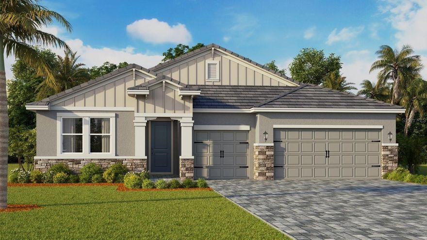 Under Construction. Builder is offering buyers up to $25,000 toward closing costs with preferred lender and title company. Nestled in Zephyrhills, Florida, Hammock at Two Rivers offers an elevated new home experience within the highly desirable Two Rivers master-planned community. This premier location provides the perfect balance of peaceful living and convenient access to the best of the Tampa Bay area, including Wesley Chapel, downtown Tampa, major employment centers, international airports, and premier shopping and dining destinations. Ideally located off State Road 56, between Morris Bridge Road and Highway 301, everything you need is just a short drive away. Hammock at Two Rivers offers residents access to The Landing, a private social club designed to bring community, wellness, and connection together. Inspired by Florida’s natural beauty, The Landing is planned as an extension of home, featuring gathering spaces, recreation areas, and amenities designed for relaxation, activity, and everyday enjoyment. upscale finishes.. Each home also includes Home Is Connected® Smart Home System, providing added convenience through integrated technology. Living in Hammock at Two Rivers places homeowners near popular destinations such as The Grove, KRATES, Tampa Premium Outlets, and Wiregrass Mall, along with family-friendly attractions like Main Event Entertainment Center, AdventHealth Center Ice, and the Wesley Chapel Sports Complex. Backed by America’s #1 Builder since 2002, Hammock at Two Rivers offers a distinctive blend of location, lifestyle, and long-term value. 
Pictures, photographs, colors, features, and sizes are for illustration purposes only and will vary from homes as built. Home and community information, including pricing, included features, terms, availability, and amenities, are subject to change and prior sale at any time without notice or obligation. Materials may vary based on availability.