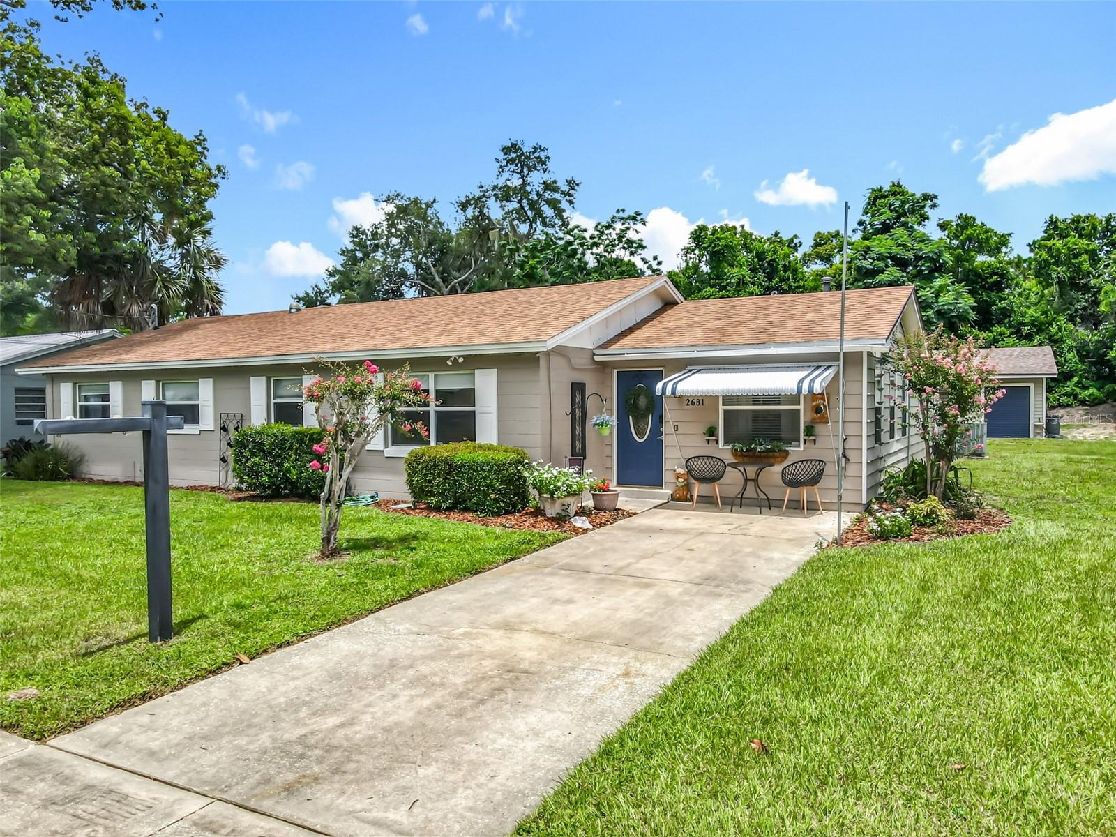 Enjoy the best of Longwood living in this charming 3-bedroom, 2-bath home on a spacious quarter-acre lot in the sought-after Lake Brantley area. With optional Lake Brantley access available for a yearly fee, you can add boating, fishing, and lakeside fun to the list of things you love about this home.
Step inside to a cozy living room that provides a comfortable gathering space, leading to a combined kitchen and dining area perfect for casual meals and everyday living. The primary bedroom offers a private bath and is designed for comfort, while the two additional bedrooms provide versatility for guests, a home office, or hobbies.
The standout feature is the backyard — a huge open space with a beautiful firepit for relaxing evenings and a large detached shed for extra storage. Whether you want to host barbecues, garden, or simply enjoy the outdoors, there’s plenty of room to make it your own.
Lovingly maintained and in excellent condition, this home delivers move-in-ready convenience and a location that’s hard to beat. The Lake Brantley area offers a welcoming community, easy access to shopping, dining, and major highways, plus the option to join the Lake Brantley Association for water access and recreational amenities.
This is a fantastic opportunity to own a well-cared-for home with great outdoor space in one of Longwood’s most desirable neighborhoods. Schedule your showing today and see why this property is such a rare find at this price.