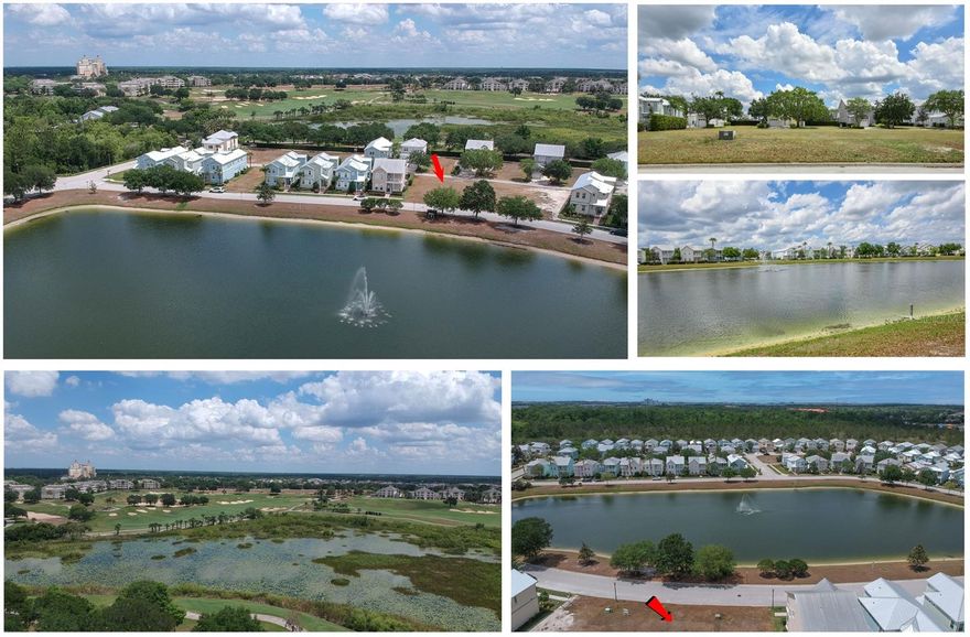 Lowest Priced Premier Water View Lot in Patriots Landing – No Build Timeline Required! ** ... Seize this incredible opportunity to secure one of the few remaining water-view lots in the sought-after Patriots Landing neighborhood of Reunion Resort. With no immediate obligation to build, you can purchase now and plan your dream vacation home at your own pace. When the time is right to build, take advantage of the oversized, south-facing lot, perfect for soaking up natural sunlight throughout the day. Choose from one of the resort’s renowned onsite builders to craft a custom home tailored to your vision. Reunion Resort offers an unparalleled lifestyle in a gated community, ideally located just minutes from Walt Disney World (with exclusive access via Highway 429) and other major Orlando attractions. Nearby, you'll also find world-class beaches and Orlando International Airport. Resort amenities include: - 12 community pools - 3 signature golf courses designed by Palmer, Watson, and Nicklaus - A multi-million-dollar water park - Several onsite dining options - 2 golf pro shops - Six hydro-grid clay tennis courts - A full-service spa - A brand-new miniature golf course Embrace the ultimate blend of luxury and location with this exceptional lot – your gateway to the vibrant Reunion Resort lifestyle.