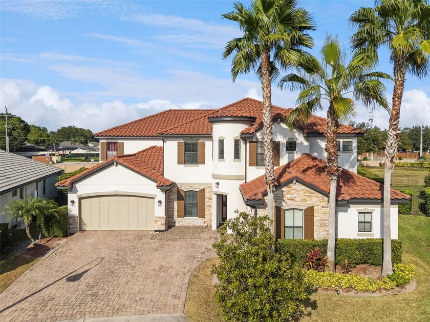 Location! Location! Location! This 6-bedroom, 4.5 bath, luxury home spans over 5,000 sq. ft. of updated living space in one of Seminole County's most sought-after neighborhoods; The Preserve at Lake Sylvan. This small, close-knit neighborhood adds a sense of community that's rare to find. With four schools right behind the property (three private, one public) and six schools within a 2-mile radius, it is the perfect home for any lifestyle or family stage. It's also extremely close to grocery shopping, movie theater, restaurants, and more, as Colonial Town Park is less than 2 miles away. 
From the moment you walk in, you'll feel right at home as this home reflects modern luxury with neutral tones that complement any decor style. The inviting home office with French doors and custom shelving offers the perfect work-from-home setup. The formal dining room is ideal for dinner parties, while the chef-inspired kitchen will make you fall in love with cooking again-featuring quartz countertops, Zellige-style backsplash, real wood cabinetry, and modern finishes throughout. Step outside to your private oasis, where you'll find a saltwater pool with a waterfall and free-flowing design that feels straight out of a resort. 
Natural oak look tile and luxury vinyl flooring flow through the home, complemented by touches of marble and porcelain for an elevated aesthetic. The living room's custom electric fireplace with a handcrafted mantle creates the ultimate cozy vibe. Two of the bedrooms, in addition to the primary suite, feature private ensuite baths, offering flexibility and privacy for family or guests. This home is perfect for multi-generational living! Upstairs, the fun continues with a theater room and a full wet bar in the loft, for entertaining or unwinding after a long day. With all the amenities in this home, you'd never have to leave! From date night to game night to an all-out pool party, this home has all the vibes. 
And here's the best part: this show-stopping home is priced below appraised value, taking all the guesswork out of buying. All that's missing is you. Pack your bags and step into your dream home.