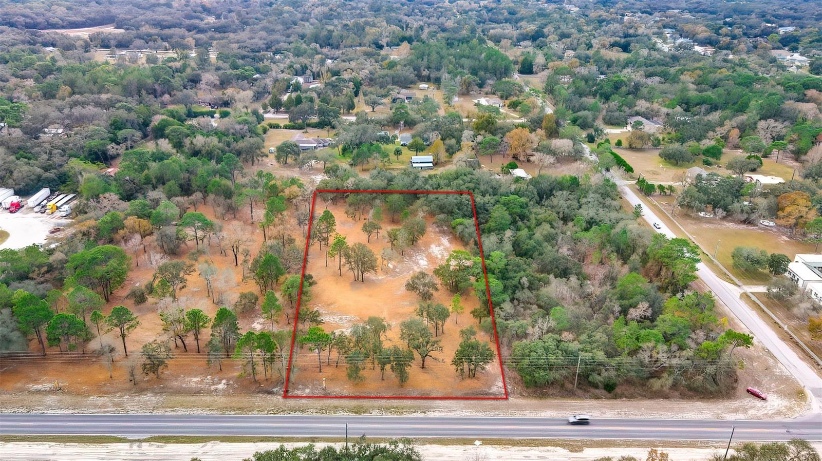 Commercial parcel located in fast developing area between Pasco and Hernando Counties with easy accessibility to both counties. Zoned C2 with many possibilities. Main thoroughfare road connects US 19 and Suncoast Parkway for easy access to Tampa Bay area and going north to Citrus County. This is a 3.36 acre site, adjacent property is also available (3.34 acres, C2). Combined total just under 7 acres.