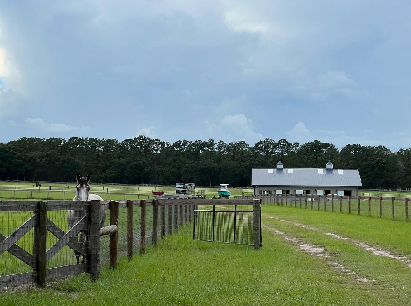 Barn for rent in Romeo, just a short 15 minute drive from the World Equestrian Center. Situated on a private 40-acre farm, the lease includes use of approximately 15 acres of pasture. The barn is equipped with 8 12X12 stalls, feed room, tack room, bathroom, 2 wash racks, an automatic fly spray system, StableComfort stall mattress system, and Nelson automatic waterers in each stall. An RV hookup is also available. There is a flat area to the left of the barn the previous tenants used as a jump field. This peaceful and well-maintained property offers a high-quality setup for boarding, training, or personal use. Please note: the full 40 acres is not included in the lease—only about 15 acres are available for use.
