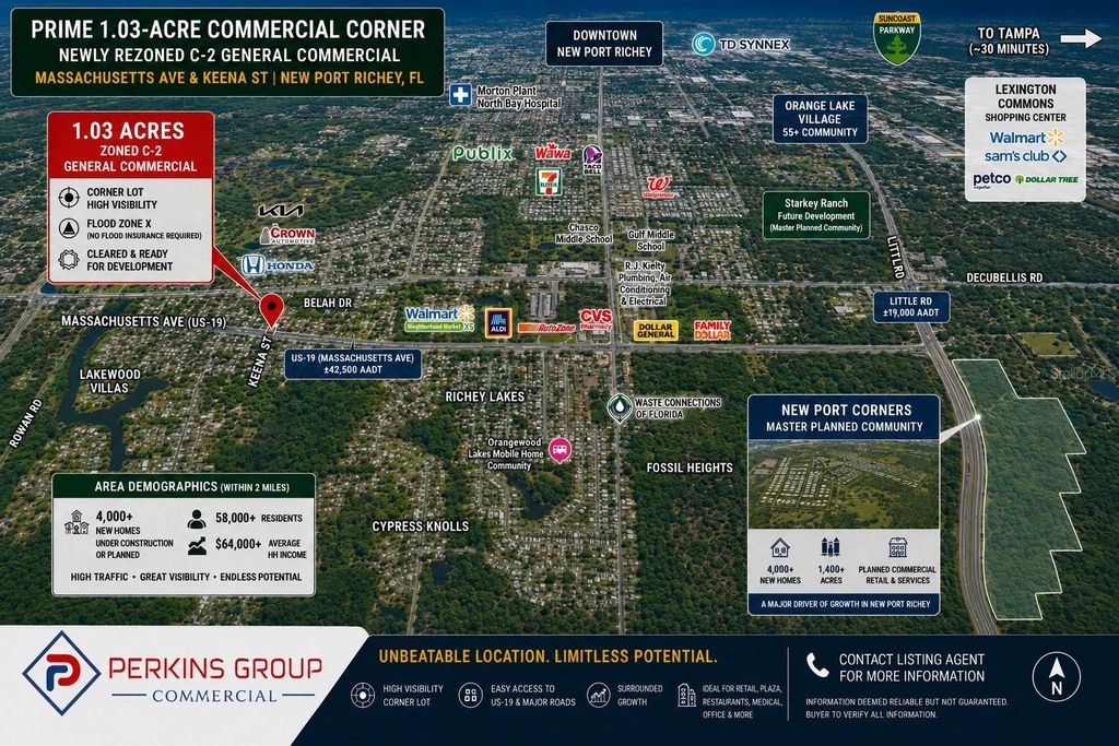 Photo of 0 Massachusetts Avenue, New Port Richey, FL 34653 (MLS # W7885844)