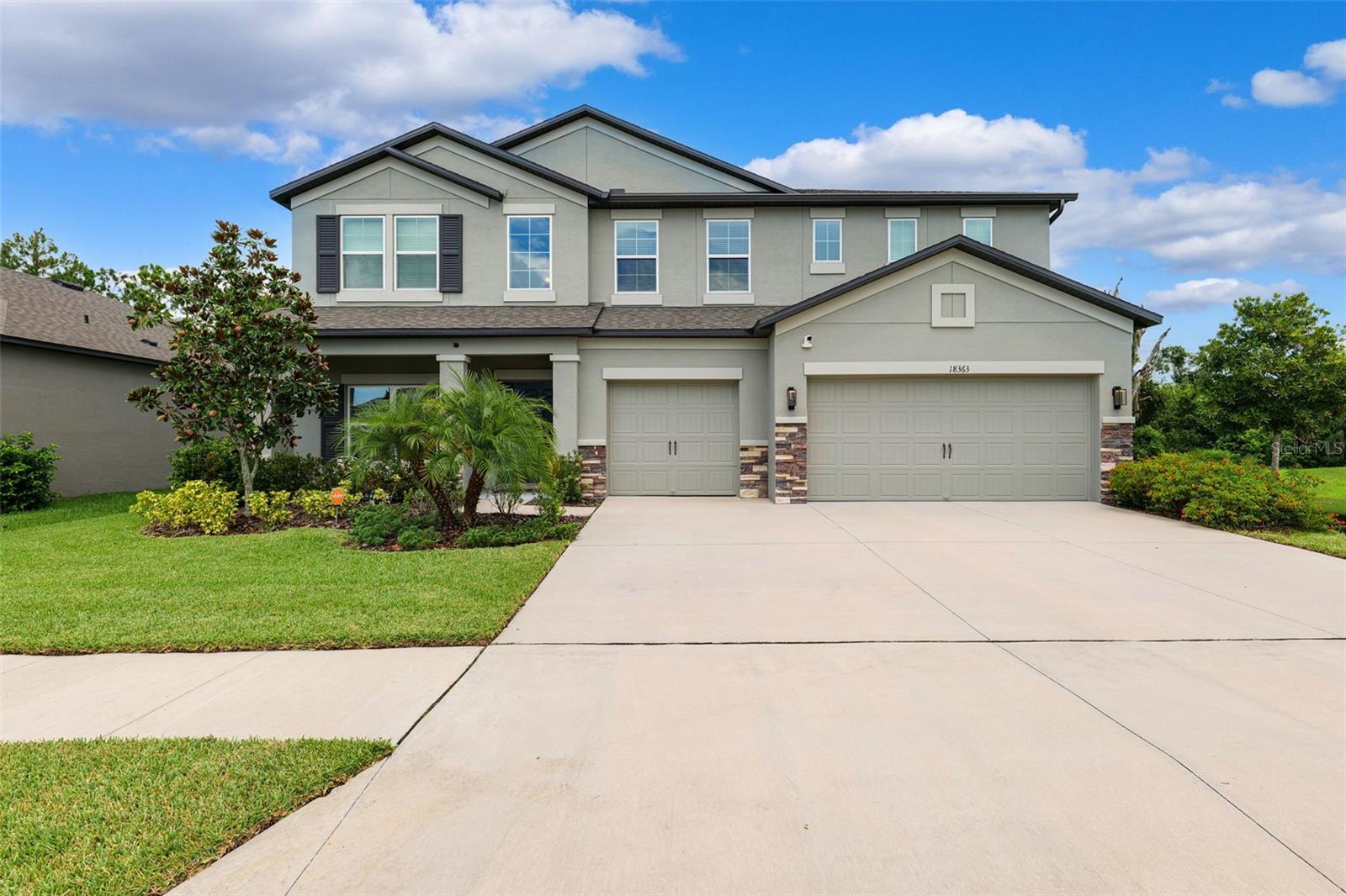 WELCOME TO TALAVERA NEIGHBORHOOD, This Property features 4 bedrooms and 2 1/2 Bath, Features a Three-Car Garage, giving you that extra space for storage. This property also offer abundant amount windows glistening in the sunlight. As you walk in the home from the front door you will pass under the covered entry and when you enter home you are greeting by a foyer and a spacious Den, and then immediately welcomed by a beautiful dining room The Kitchen boasts granite counter tops and a large island, and a cafe area that looks out the sliding glass doors to the patio. To the side of the kitchen you will find the family room, and behind that is a Den you can use as a game room or extra TV room. Two of the bedrooms are separated by a full bathroom, another bedroom, and the MASTER ROOM. The owner’s bedroom is extremely spacious and has an owner’s bathroom that the entire family will want to use with jacuzzi, dual vanities, an enclosed toilet, a walk-in shower, and a HUGE walk-in closet. IT ALSO INCLUDES: • Solar PV System - 11.6kW which will be paid off at closing • RainSoft Water Conditioning System with Carbon filter • RainSoft HVAC Air Purifier on the 2nd Fl • Vivint Full Security System • 240V/50A Level 2 EV Charger in Garage for car or convert to an extra refrigerator/freezer • Appliance and Equipment Maintenance Complete • Smart Lock (Front Door) • Belt-Driven Garage Door Opener • Coveted corner lot with reservation land so no neighbors or building behind you. The perfect community to raise a family with great schools.