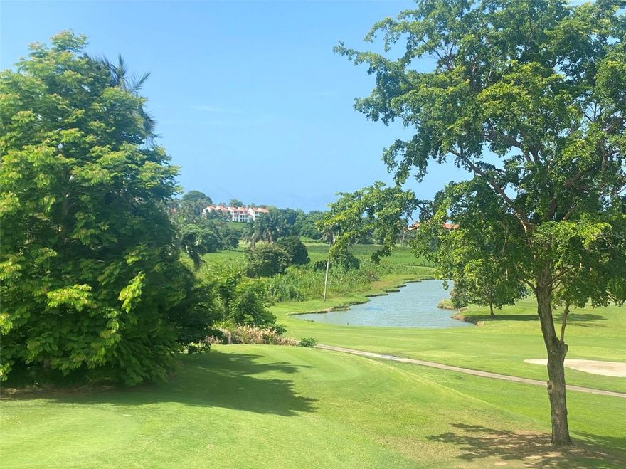 Beautiful PH apartment furnished and equipped, located at the Rio Mar Village at the luxury resort Wyndham Rio Mar in Rio Grande. The apartment has 2 bedrooms and 2.5 bathrooms, has a balcony with an amazing view to the golf course. It is located on the third floor. Great clubhouse with playground. It has 2 parking spaces and space for golf carts. This is a great unit with cross ventilation and great sunrises in the morning. Fully furnished and equipped.  Available long term.