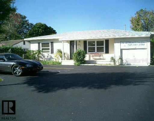 BEAUTIFUL FREE STANDING OFFICE BUILDING IN GREAT LOCATION IN MID CLEARWATER. JUST ONE LOT OFF GULF TO BAY. RECENTLY RENOVATED WITH NEW ROOF, WINDOWS. DOORS, CEILING FANS, PAINT, GLEAMING HARDWOOD FLOORS, TILE, ETC. LIGHT, AIRY AND SPACIOUS. KITCHEN INCLUDES REFRIGERATOR. VERY CONVENIENT WITH EASY ACCESS FOR EMPLOYEES AND CLIENTS. PAVED PARKING RIGHT IN FRONT. ATTACHED ENCLOSED GARAGE IS INCLUDED. JUST ACROSS THE STREET FROM THE TAX COLLECTOR'S OFFICE AND CAPOGNA'S.