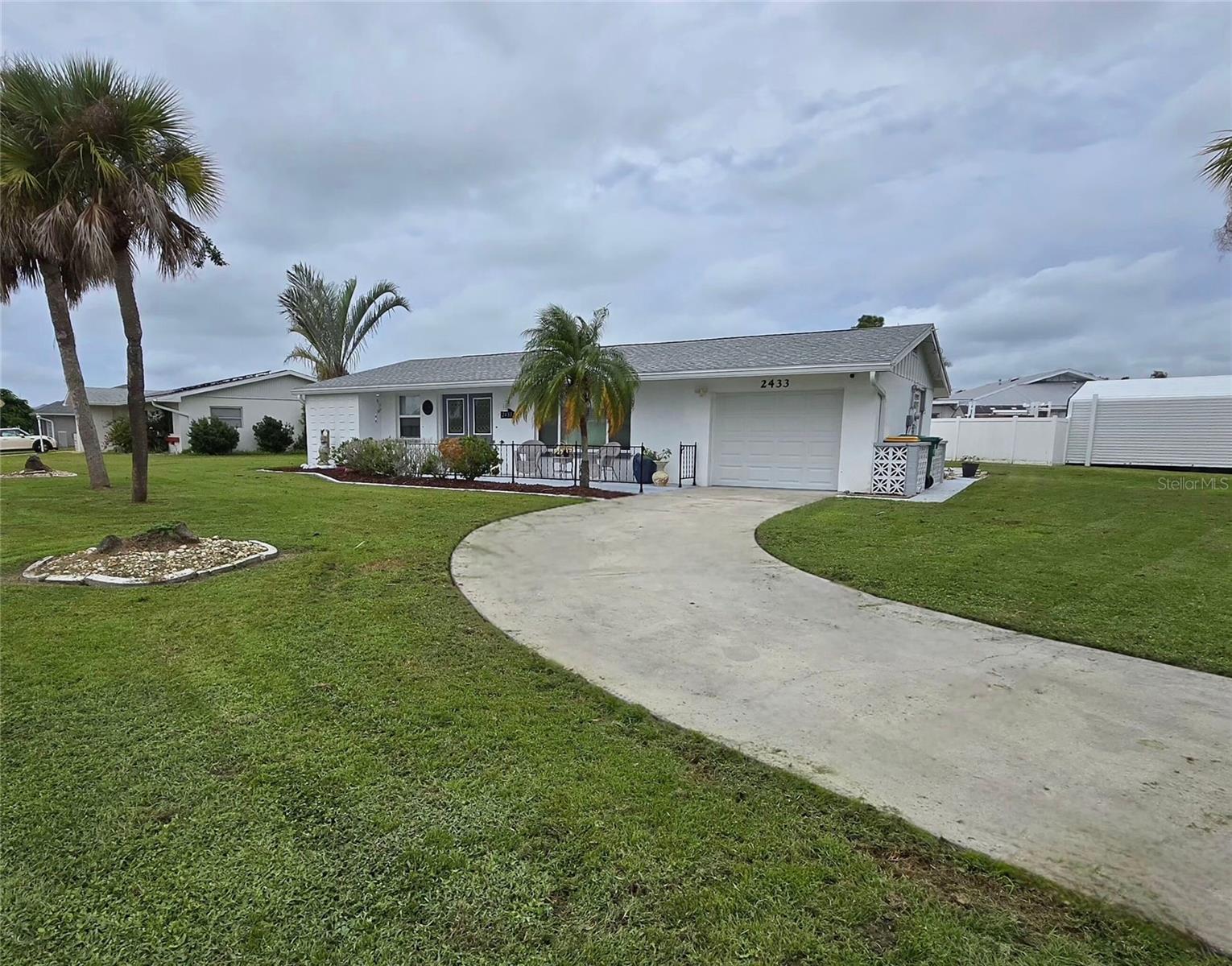 ***GREAT OPPORTUNITY***
This charming, move-in-ready home in Port Charlotte offers modern updates, spacious living, and a desirable location. Highlights include a NEW ROOF, HVAC, and garage door (2023), low-maintenance vinyl flooring, a Chef's kitchen with stainless steel appliances featuring a double oven, and a screened porch. The property is in an X flood zone, requiring NO flood insurance, and has the potential to add a third bedroom. It's a great opportunity to own a beautifully maintained home with plenty of storage and functional updates. If you'd like, I can help arrange a viewing or provide additional details!
Please note: It’s important to conduct thorough due diligence