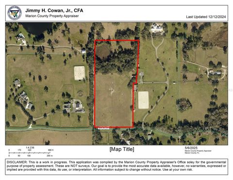 Tiny photo for 9675 NW 63rd Street, Ocala, FL 34482 (MLS # OM701229)