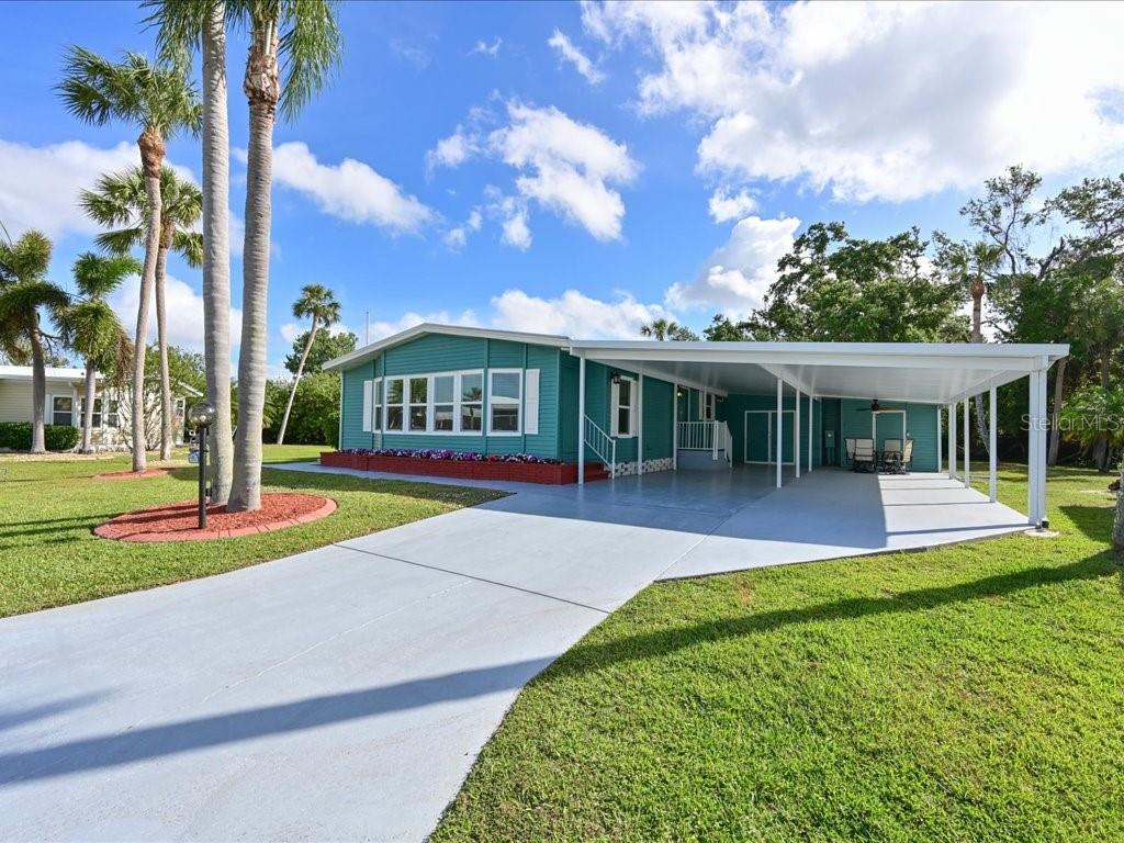 Welcome to this neighborhood gem! exceptionally maintained by owners, featuring a beautiful spacious preseve lot and home with many upgrades to include, all new appliance package, newer flooring, only 1.5 yrs old, Double carport 24x 40, newly professionally painted exterior, New hot water heater, new high rise toilets, 2 yr old hurricane impact windows, 24x20 shed /workshop, new indoor outdoor carpet on lanai, new entry door and a beautifully landscaped and maintained outdoor space. Imperial Lakes is a beautiful park like setting, 55 plus community that is land owned and pet friendly on 65 acres. Amenities include a spacious clubhouse with activities such as darts, Bingo, pool tables, poker and card games. Also included are 2 heated pools, spa, pickle ball courts, tennis courts, shuffleboard, bocce ball and picnic area. Low quarterly which includes cable, internet, Wi-Fi and all of the amenities. The community also hosts multiple entertainment events throughout the year. Located close and convenient to I-75, grocery stores, restaurants and floridas gulf beaches!