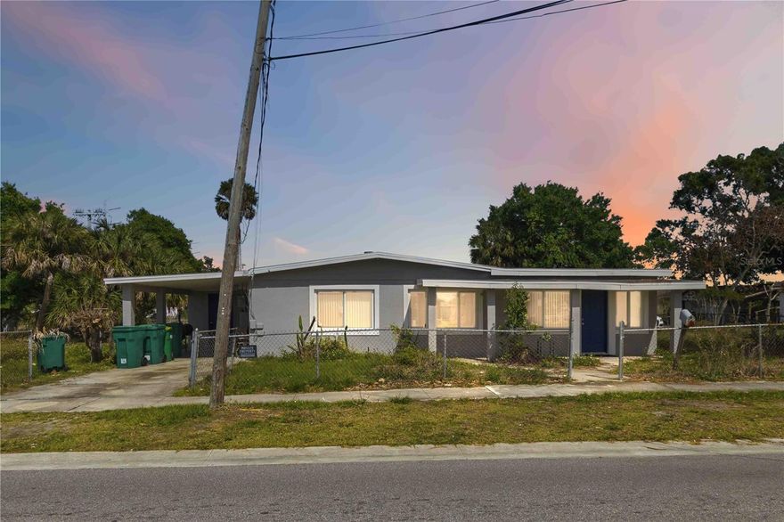 Single-family home offering 4 bedrooms, 2 bathrooms, and 1,536 square feet, situated on an oversized corner lot of just over a quarter of an acre with no HOA restrictions. This property provides a strong foundation with key improvements already completed, including a new roof, impact-rated windows, and impact-rated metal exterior doors. The stucco exterior has been recently updated with fresh paint, giving the home a clean and solid exterior presence. The interior layout offers a functional footprint with great bones and plenty of flexibility to update, redesign, or enhance over time. The generous lot size adds even more potential, with space for outdoor living or expansion. Located just minutes from Cocoa Beach, this property benefits from close proximity to the coast along with nearby dining, shopping, and entertainment options throughout Cocoa Beach and the surrounding coastal corridor. The area continues to attract steady interest thanks to its beach access and lifestyle convenience. A rare combination of land, location, and recent structural upgrades creates a strong opportunity to add value while leveraging one of Central Florida’s most desirable coastal locations.