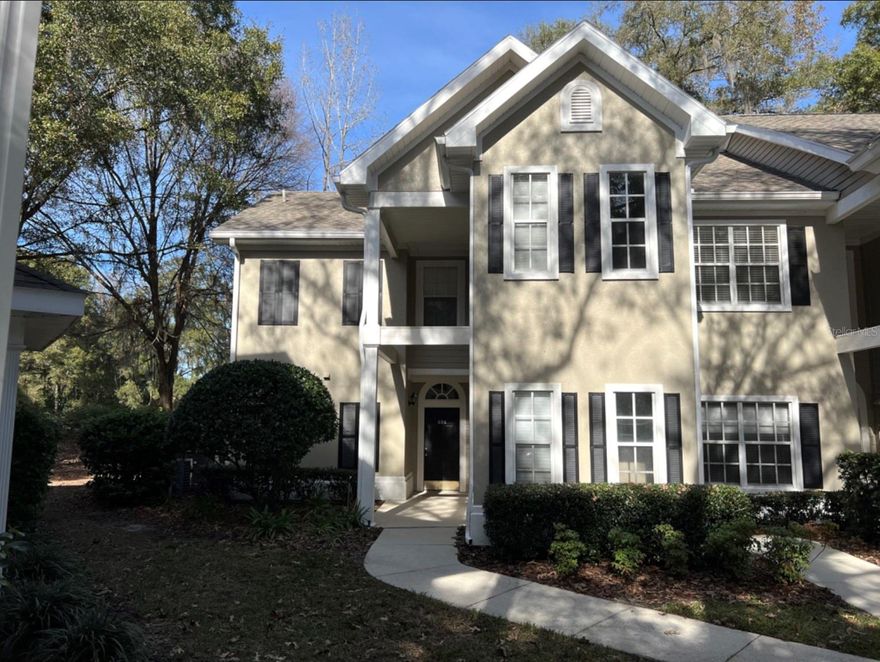 Welcome to this charming GROUND FLOOR 2-bedroom, 2-bathroom home located in the desirable city of Gainesville, FL. This lovely residence offers a screened-in porch overlooking the golf course, perfect for enjoying the beautiful fall Florida weather. The spacious kitchen provides ample room for all your culinary needs, making it a true delight for any cooking enthusiast. The master bedroom offers a peaceful retreat, complete with a double sink in the bathroom for added convenience. With a dishwasher included, cleaning up after meals will be a breeze. The storage under the staircase provides additional space to keep your belongings organized and out of sight. Stay cool and comfortable year-round with ceiling fans throughout the home, ensuring a pleasant atmosphere. The double windows not only enhance the aesthetic appeal of the house but also allow for plenty of natural light to fill the rooms. Additionally, the coat room offers a designated space to store your outerwear, keeping your home tidy and clutter-free. Don't miss out on the opportunity to make this house your home. Schedule a tour today and experience the comfort and convenience this residence has to offer.
Lease application fee $65 per applicant over 18 years of age. Pet fee $35 per month, per pet. Current vet records required. First month rent, security required for move in with proof of utility transfer to tenant name. Lease prep fee $150.
