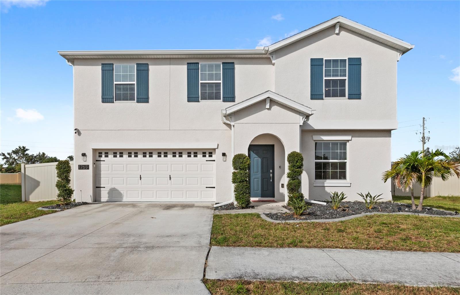 Welcome to 1263 Lassen Street in beautiful Haines City! This spacious 4-bedroom, 2.5 bathroom home offers 2,655 square feet of thoughtfully designed living space perfect for growing families or those who love to entertain.
Just inside the front door you'll find a versatile flex space, ideal for a home office, playroom, or formal dining.
Upstairs, a large loft provides even more flex space for relaxation, a media space, or play room. All four bedrooms are conveniently located on the second floor, offering both privacy and comfort.
Outside, enjoy one of the community’s largest lots with an oversized, fully fenced yard. Already complete with a patio extension and fire pit. There is plenty of space for a future pool, play set, or backyard gatherings.
The home features solar panels ($66/month lease - owners monthly power bills can be provided to see savings) and the community features a resort style community pool and park.
Don't miss this opportunity to own a move-in ready home with room to grow in one of Haines City’s sought-after neighborhoods! Schedule your showing today.