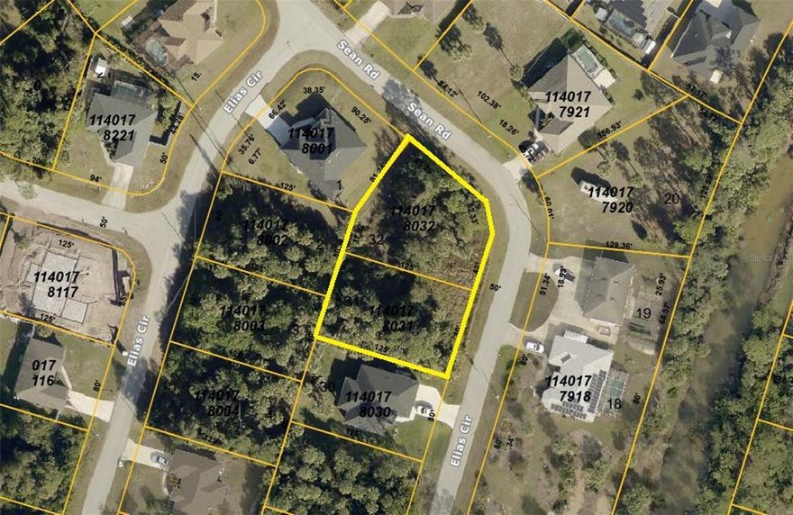 DOUBLE PARCEL OVER HALF AN ACRE: An exceptional opportunity to acquire two adjacent, individually deeded parcels being sold together as a combined offering. Together, these naturally wooded lots total over 0.5 acres and are ideally situated in a growing North Port neighborhood surrounded by newer construction homes. Whether you are planning to build a single expansive residence, develop two homes side by side, or invest for future potential, this property offers flexible options. Located in a quiet, desirable area with convenient access to shopping, dining, renowned Gulf Coast beaches, boating, golf, and entertainment. A rare chance to secure a generous homesite in one of Southwest Florida’s most sought-after communities.