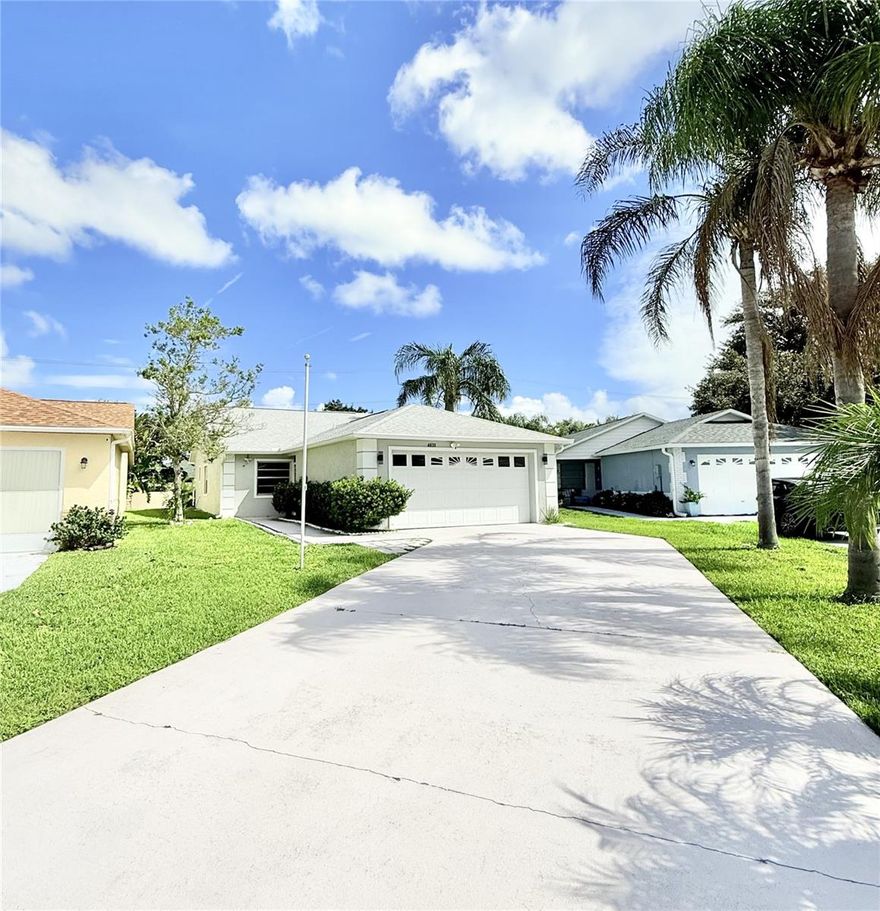 Welcome to Bayberry Estates! This 3-bedroom, 2-bathroom fully furnished home offers an open kitchen which flows into the living and dining areas, while vaulted ceilings and skylights fill the space with natural light. A spacious enclosed back porch creates the ideal spot to unwind or entertain. The split-bedroom layout provides privacy, with a primary suite featuring a walk-in closet and full bath. Enjoy peace of mind with a 2023 Roof, a 2-car garage, quiet location with quick access to 1-95, and community amenities including a pool and tennis courts creates the perfect blend of comfort and convenience.