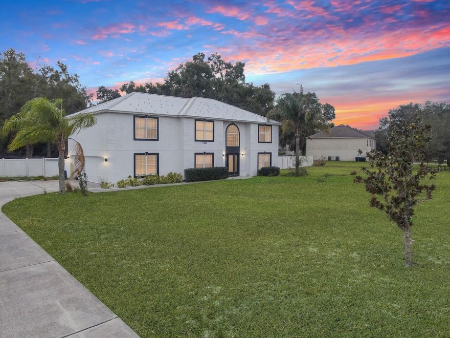 Tucked away on over an acre in beautiful Mount Dora, this fully renovated 5-bedroom retreat offers the perfect blend of privacy, freedom, and modern luxury—with NO HOA restrictions. Designed for buyers who are ready to escape cramped subdivisions and enjoy room to breathe, this move-in-ready property delivers the lifestyle so many are searching for but rarely find.
 From the moment you arrive, you’ll appreciate the expansive homesite, mature surroundings, and oversized 3-car garage with plenty of space for your RV, boat, trailer, workshop, or outdoor toys. Inside, the home has been thoughtfully updated with stylish finishes, spacious living areas, and a flexible floor plan ideal for remote work, multigenerational living, or growing families. Major upgrades including a metal roof and newer AC systems provide peace of mind and long-term value.
 The open and inviting layout creates the perfect setting for entertaining, relaxing, or simply enjoying the quiet lifestyle that acreage living provides. Whether you envision backyard gatherings, space for pets to roam, or simply enjoying your own private slice of Central Florida, this property delivers.
 Conveniently located near downtown Mount Dora, shopping, dining, and major roadways while still offering the privacy and tranquility of estate-style living, this is a rare opportunity to own a beautifully updated home with land, flexibility, and freedom.
 If you’ve been searching for space, privacy, and a home that truly supports your lifestyle—not restricts it—this is the one.