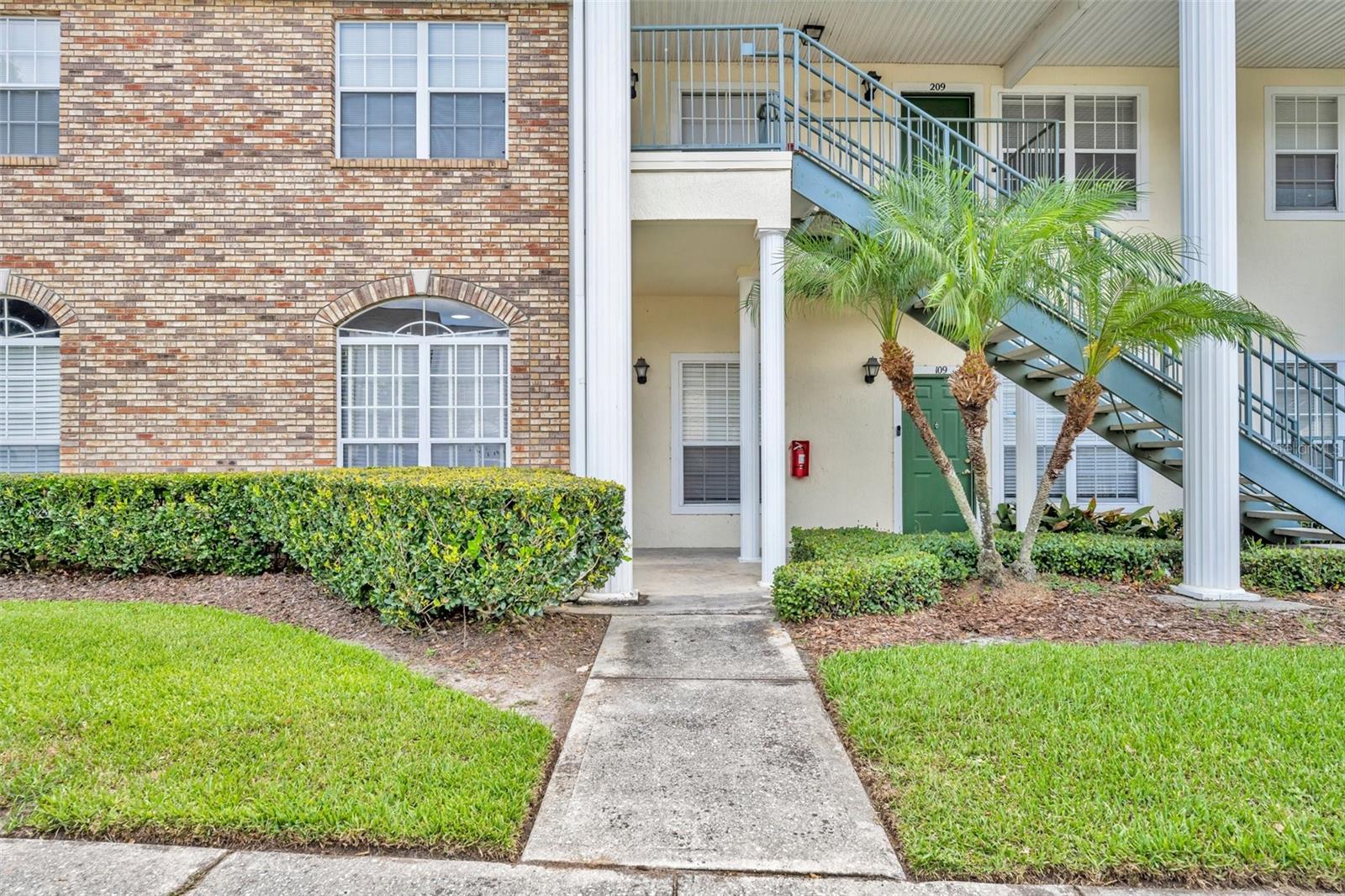 Renovated and move-in ready, this 2-bedroom, 2-bath first-floor end unit features over $14,000 in updates, including a fully renovated bathroom, brand new HVAC system, and stainless steel appliances. Enjoy all-tile flooring with no carpet, vaulted ceilings, a screened-in patio with storage, and a walk-in closet in the primary bedroom. The kitchen is fully equipped, and the unit includes a stackable washer and dryer and a reserved parking space. Located in a well-maintained community with a pool and tennis courts, this condo is tucked away yet close to major roads for easy commuting. Preferred lender programs are available for qualified buyers.