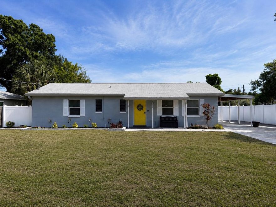 Tucked away on a large lot in the heart of South Tampa, this home delivers incredible curb appeal, a beautiful paver driveway, covered parking to help protect your vehicles from the Florida sun, and a spacious backyard enclosed by a modern vinyl fence for added privacy and style. Inside, the open floor plan is complemented by an updated kitchen and bathrooms, granite countertops, stylish modern lighting fixtures, and tasteful finishes throughout. French doors open to a spacious backyard that serves as a true blank canvas ready to become your own outdoor oasis, whether you envision entertaining spaces, a pool, garden, or custom outdoor retreat. A storage shed provides additional space and convenience, while the interior laundry room adds everyday functionality. Just minutes from iconic Bayshore Boulevard, Hyde Park, SoHo, vibrant Downtown Tampa, the trendy Marina District, top hospitals, dining, shopping, nightlife, and entertainment, you’ll enjoy the perfect balance of neighborhood charm and city convenience. With quick access over the bridge to St. Petersburg and the world-famous Gulf beaches, this location makes it easy to enjoy the very best of both sides of the bay. Families will also appreciate being zoned for highly regarded Robinson High School, known for its International Baccalaureate program and strong academic reputation.