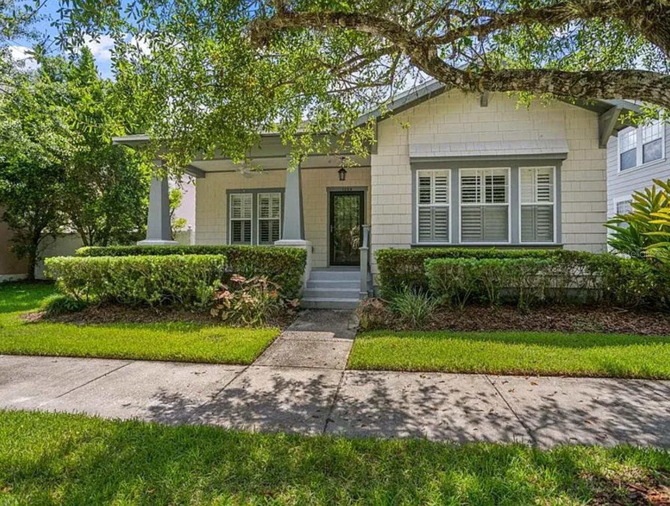 A stunning 3-bedroom, 2-bathroom home located in the vibrant community of Kissimmee, FL. This single-story gem boasts a gourmet kitchen equipped with stainless appliances and granite counters, perfect for those who love to cook. The home features tile and plank flooring throughout, eliminating the need for carpet maintenance. The master suite includes a walk-in shower for your convenience. The property also includes a 2-car attached garage, providing ample space for your vehicles or additional storage. Enjoy the serene view from the front porch overlooking the preserve, or relax on the nice side porch. The home is also fitted with ceiling fans for your comfort. As a resident, you'll have access to all Celebration amenities, excluding Artisan Park, enhancing your living experience. This home is a perfect blend of comfort and modern living. No smoking.