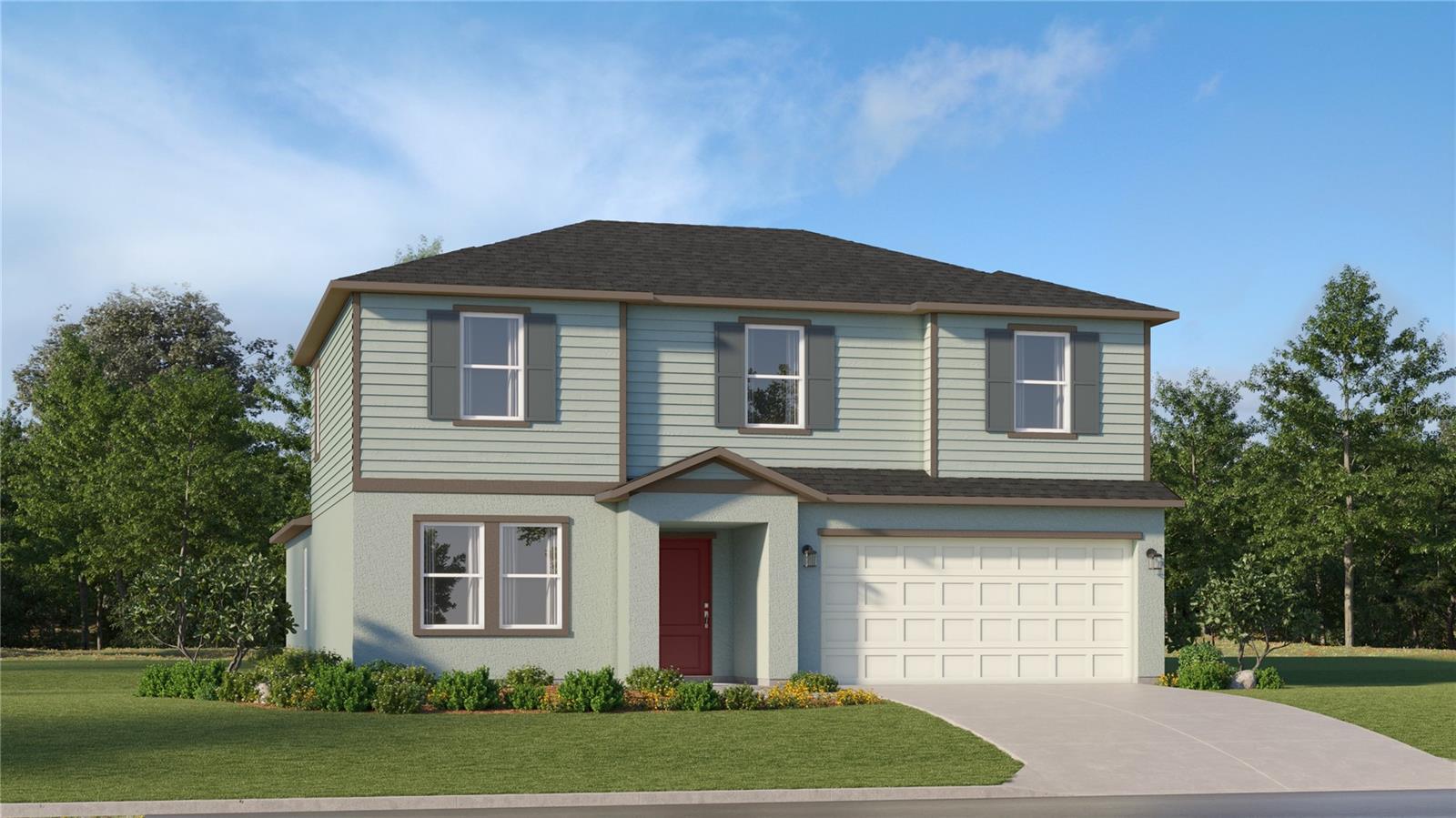 Under Construction. BRAND NEW HOME!! This new two-level home boasts a modern and low-maintenance layout. A versatile flex space can be found off the foyer, leading to an open-concept floorplan perfect for entertaining and everyday multi-tasking. The owner’s suite is tucked away into a private back corner. Upstairs, four bedrooms surround a spacious loft. The Estates is a new collection of single-family homes for sale at the West Lake masterplan in sunny Wimauma, FL. The community will offer future onsite amenities, including a pool and cabana. Just a short drive from the community are Bahia Beach and Apollo Beach Park for ample outdoor adventure, and nature lovers can spend hours exploring the Little Manatee River. Premier healthcare services are located nearby at St. Joseph’s Hospital. Prices, dimensions and features may vary and are subject to change. Photos are for illustrative purposes only.