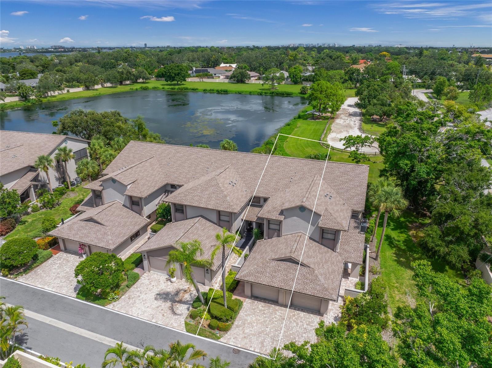 This is the one * PRICED TO SELL * Great price & great location * QUIET CUL DE SAC LOCATION * FIRST FLOOR COACH HOME END UNIT with GREENBELT + GARDEN VILLAS * Florida Room is Enclosed with A/C for year round enjoyment * GROUND FLOOR, END UNIT - THE BEST VALUE IN THE LANDINGS * NEW ROOF + GUTTERS 2025 * NEW EXTERIOR PAINT + OUTDOOR LIGHTING 2023 *
2 Bedrooms + 2 Baths PLUS Florida Room * 1 Car Garage * CONVENIENT LOCATION * CLOSE TO RESIDENT-ONLY GATE *
The Landings, a gated community West of the Trail, is renowned for its beautifully manicured, tree-lined streets and an active Racquet Club. The Racquet Club is a required fee for all Coach Homes and well worth it at $2210/year offering tennis, an Olympic-style pool, meeting spaces, and a gym * Additionally, the fees cover the 24-hour guarded gate, lovely grounds throughout the community, exterior insurance, exterior maintenance, grounds maintenance, and pest control, allowing residents to enjoy a low-maintenance lifestyle. Kayakers can apply for racks that are nestled in the nature trail that ends at a pier overlooking the ICW. Nature lovers will appreciate the private walking trail leading to a scenic fishing pier and gazebo, along with a kayak launch and dedicated storage area — perfect for exploring Sarasota’s waterways. The Landings, a gated community located “West of the Trail,” is uniquely positioned just minutes from the revitalized Landings Shopping Center, Siesta Key’s world-renowned beaches, and the cultural attractions of downtown Sarasota. With mature landscaping, 24-hour security, and a strong sense of community, The Landings stands apart as one of Sarasota’s most established and desirable addresses. ONE LOOK & YOU'LL FALL IN LOVE *