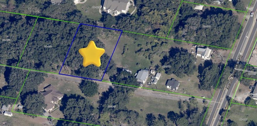 .54 acre lot zoned R-2