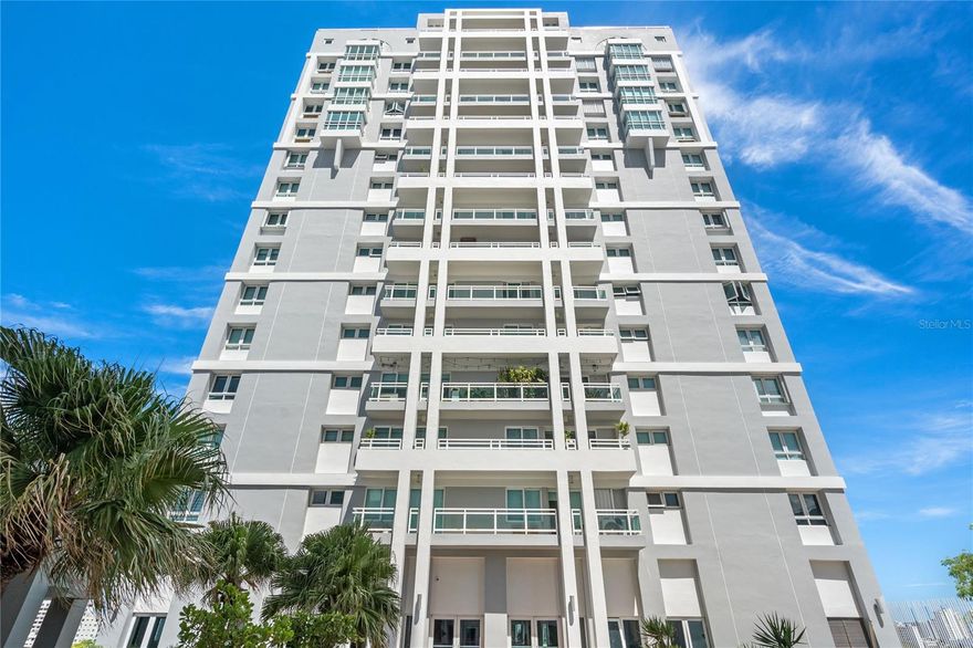 Experience refined living in this elegant 1,525 square foot condo. Situated on the 17th floor of the North Tower, revel in breathtaking ocean and city views. Exquisitely furnished, 2-bedroom, 2-bathroom apartment The unit has two parking spaces, side by side. Metro Plaza provides upscale living, boasting not only outstanding security but also essential features like a full power generator and water cistern. The building's amenities include a pool, state-of-the-art gym, fitness room, and a dedicated children's play area. With every convenience within easy reach, this residence provides an unparalleled lifestyle experience. Located in a prime location amidst Condado, Santurce, and Miramar, Metro Plaza offers proximity to premier restaurants, museums, and the vibrant nightlife of San Juan. Stroll effortlessly to cinemas, coffee shops, La Placita de Santurce, and more. Elevate your lifestyle at Metro Plaza, where elegance meets convenience.
