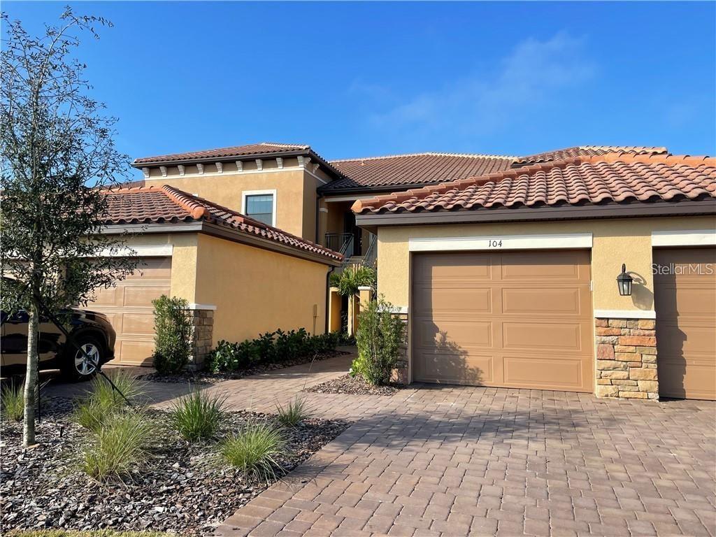 Water and sewer are included in the rent! If you're seeking Country Club living in Lakewood Ranch, this beautiful second-floor 2-bedroom, 2-bathroom PLUS flex space condominium in Esplanade is now available for annual rental. Enjoy access to the impressive array of resort-style amenities Esplanade offers, including golf, tennis, pickleball, a gorgeous clubhouse with an active social scene, a state-of-the-art fitness center, and the popular on-site culinary center. Perfect for embracing the Florida lifestyle, this second-floor light-filled home features soaring ceilings and a well-appointed cook’s kitchen with wood cabinetry, granite countertops, stainless steel appliances, a pantry, and an eat-in area. The open living and dining space flows seamlessly to a spacious screened lanai, where you can relax and take in elevated, stunning views of the golf course and lake. The split floor plan includes the spacious primary bedroom with an en-suite bath that boasts dual sinks and a walk-in shower. There is a guest bedroom and a flex space suitable for an office, den, or playroom. Additional features include a laundry room with a washer and dryer, and a one-car garage for your convenience. Esplanade requires a $100.00 non-refundable rental processing fee, plus a $250.00 amenity transfer fee for each adult tenant. The association requires a minimum of 14 days to process. All Home Rentals of Manatee residents are enrolled in the Resident Benefits Package (RBP) for $49.95/month which includes renters insurance, credit building to help boost your credit score with timely rent payments, $1M Identity Protection, HVAC air filter delivery (for applicable properties), move-in concierge service making utility connection and home service setup a breeze during your move-in, our best-in-class resident rewards program, and much more! More details upon application.