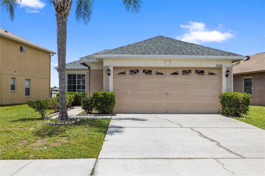 Discover peaceful pond-view living in the highly desirable Bridgewater community of Wesley Chapel, Florida. This move-in-ready 3-bedroom, 2-bathroom home offers a spacious open-concept floor plan designed for comfortable everyday living and easy entertaining. Buyers will appreciate the tall ceilings, split-bedroom layout, and large great room that flows seamlessly into the dining area and kitchen. The kitchen features granite countertops, a breakfast bar, ample cabinet space, and a functional layout perfect for both daily living and hosting guests. Recent updates include a newer roof, fresh interior paint, and new carpet, giving the home a clean and updated feel.
The private primary suite overlooks the tranquil pond and water views and includes a spacious walk-in closet along with an en-suite bathroom designed for comfort and convenience. Step outside to the covered patio and enjoy peaceful waterfront views year-round, whether relaxing with morning coffee or entertaining friends and family outdoors.
Located in the desirable Bridgewater neighborhood in Wesley Chapel, this home is conveniently close to top-rated schools, Wesley Chapel District Park, Tampa Premium Outlets, shopping, restaurants, SR 54, and I-75 for an easy commute to Tampa and surrounding areas. If you are searching for a Wesley Chapel home with pond views, updated interior finishes, and an ideal location near shopping and dining, this property is a must-see.
