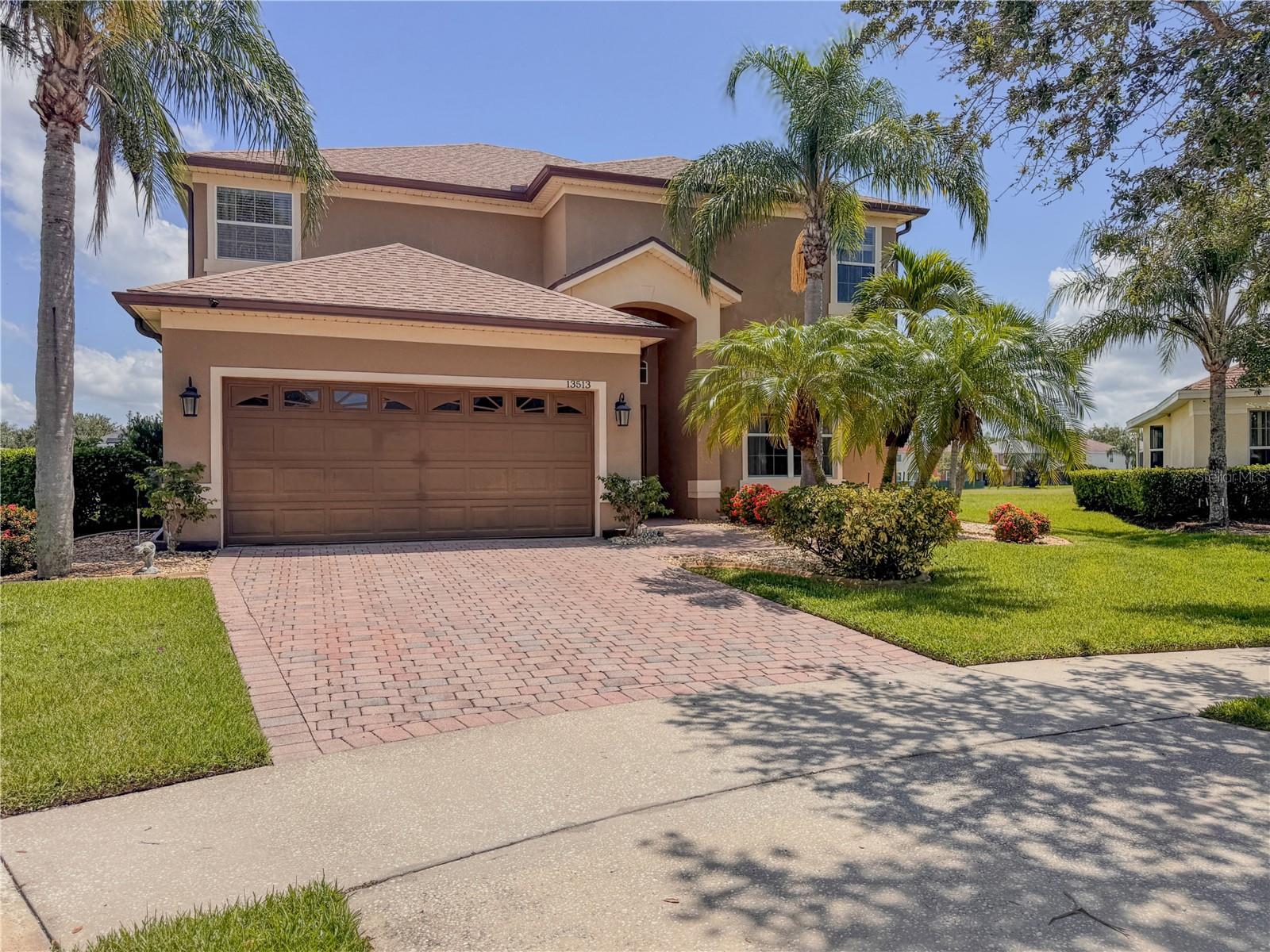 FOR RENT 4 Bed 2.5 bath spacious home overlooking serene pond.
Experience this bright, inviting home nestled in the sought-after Eagle Creek Golf Community in Lake Nona. Situated on a spacious cul-de-sac lot, this home boasts serene pond views and a tranquil backyard setting. When you first walk in you’ll be greeted by vaulted ceilings, gleaming marble floors, and an abundance of natural light that fills the space with an open and uplifting ambiance in the formal living and dining area, a perfect space for hosting. The kitchen is the center of the home, featuring stunning countertops, a beautifully designed backsplash and stainless steel appliances. The open floor plan seamlessly connects the kitchen to the family room, where you'll enjoy ample space for gatherings. Upstairs, the primary suite offers a private retreat with its double-door entry, abundant natural light, and a generously sized bathroom featuring dual vanities, a soaking tub, separate shower, and an impressive walk-in closet. The outdoor living area is a highlight of the home, featuring a covered patio and sun deck, perfect for enjoying year-round. Additional features include an inside laundry room, a large under-stair storage closet, and a paver driveway leading to a two-car garage. Eagle Creek is a gated community known for its beautiful golf course, lush landscaping, and exceptional amenities, including playgrounds, ideal for spending quality time outdoors. Its convenient location offers proximity to top-rated schools, shopping, dining, freeway access and medical facilities. This property offers the perfect balance of style, comfort, and convenience—a beautiful place to call home. Landscaping included.