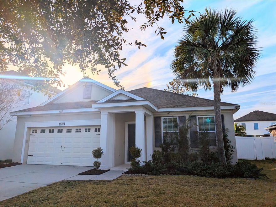 Welcome Home to this Beautifully Updated 3 Bedroom, 2 Bath with Private Office. Thoughtfully Designed with Attention to Detail at Every Turn. From the Moment You Step Inside, You'll See the Quality Craftsmanship and Subtle Custom Touches That Elevate the Space. This Desirable Split Floor Plan Offers Both Privacy and Functionality, While the Open Concept Kitchen Serves as the Heart of the Home. It Features a Large Center Island, Granite Countertops. and a Double Oven with Air-Fryer Function. Making it Ideal for Both Everyday Living & Entertaining. The Oversized Great Room Provides Abundant Space to Gather, Complemented by a Separate Nook That Adds Flexibility for Dinning, Reading, or Additional Seating. The Expansive Master Bedroom is a True Retreat, Showcasing a Beautiful En-Suite Bathroom & Large Walk In Closet with Custom-Made Shelving for Exceptional Organization. Step Outside to the Screened Back Porch Where You Can Relax & Enjoy Views of the Fully Fenced Backyard - Perfect for Families, Pets, and Weekend BBQ's. Every Inch of This Home has Been Carefully Updated to Combine Comfort, Style, & Practicality... Making it Truly Move In Ready.