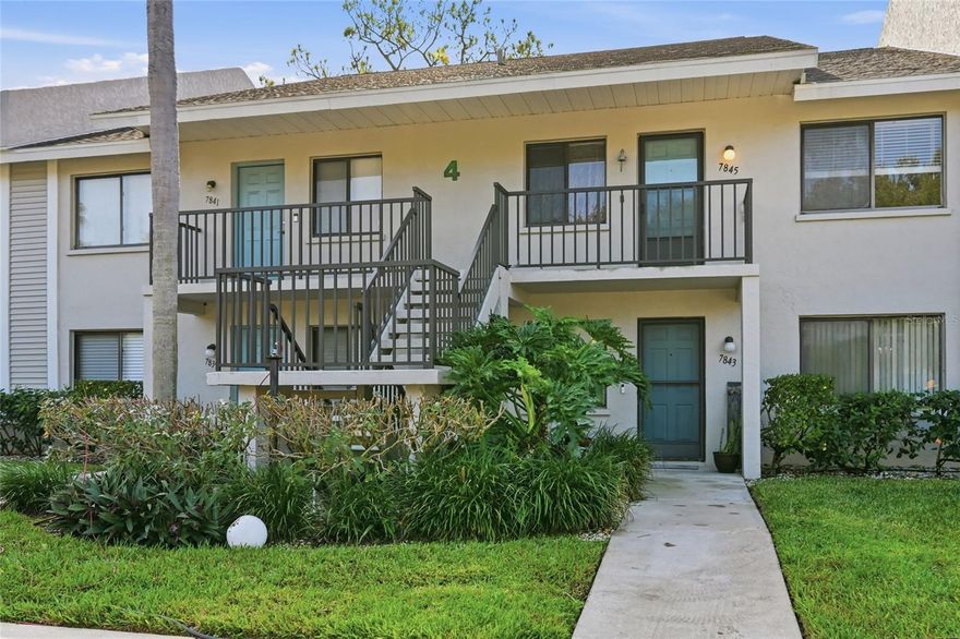 It’s time to enjoy care-free Florida living in this 2-bedroom, 2-bath condominium located in the  Eagle Creek neighborhood of Palm Aire. Being on the second floor, there is no residence above offering a peaceful and private atmosphere that is easy to appreciate from the moment you arrive. Inside, a remodeled kitchen and freshly painted interior create a welcoming space that is move-in ready. Step outside to your private terrace—an ideal spot to enjoy Sarasota’s beautiful year-round weather. The well-designed layout provides comfortable bedroom separation, making the condo equally appealing for full-time living or a seasonal retreat. Just a short distance from the community pool and clubhouse, residents enjoy these amenities as part of the reasonable HOA fee of $345.00 per month. The community is pet friendly, allowing one cat or dog per household, and offers leasing flexibility with up to 12 leases per year and a 30-day minimum. Nearby, the Palm Aire Golf & Country Club offers optional membership opportunities for those who enjoy golf and social activities. Conveniently located near shopping, dining, and major roadways, this home delivers an easy, enjoyable lifestyle in one of Sarasota’s most popular communities.