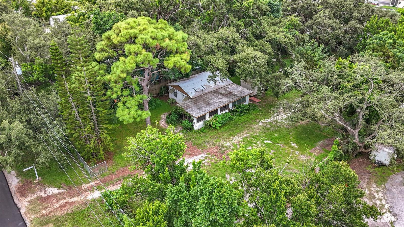 Small 643sf house on almost .5 acre land.