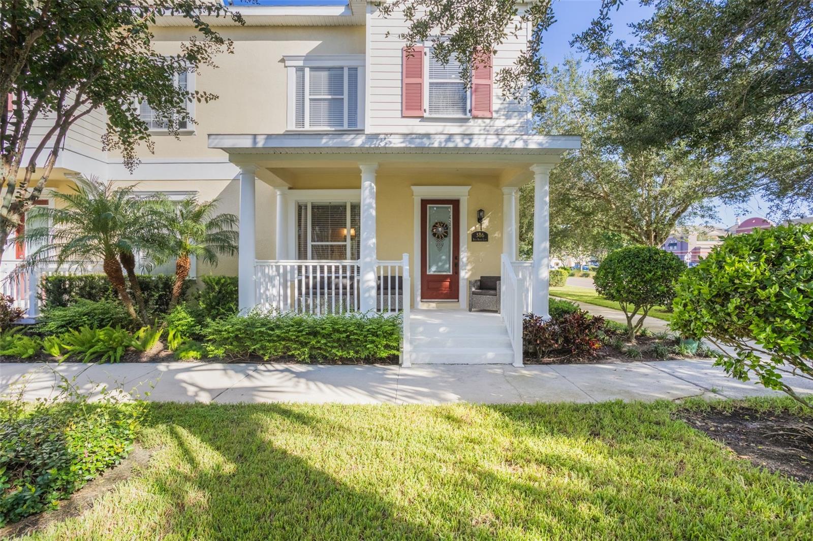 Welcome to this meticulously maintained corner-unit townhome in the sought-after community of Jesup’s Reserve. Ideally located near Winter Springs Town Center, shopping, dining, the Cross Seminole Trail, Central Winds Park and easy access to 417 for commuting around Orlando, this home is also just about an hour from Florida’s beaches. Step inside to find high ceilings, crown molding throughout, and abundant natural light that create a bright and inviting atmosphere. The kitchen is equipped with stainless steel appliances, solid wood cabinets, quartz countertops, and ample storage. Vinyl plank flooring flows seamlessly throughout the home, providing both modern style and durability. The serene primary suite offers a private retreat with its en suite bathroom and generous closet space, while the second bedroom and full bath add flexibility for guests, family, or a home office. Jesup's Reserve offers a community pool, well maintained common areas and lush landscaping. With its prime location, thoughtful details, and pristine condition, this Jesup’s Reserve townhome is the perfect blend of comfort and convenience.