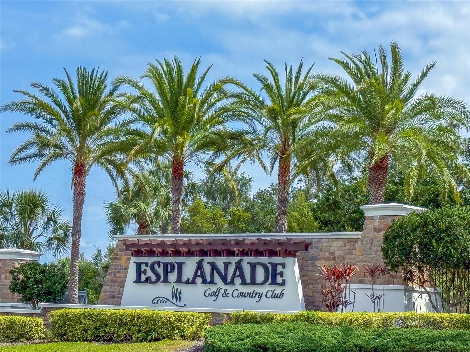 Beautifully furnished 2 Bedroom 2 Bath Condo with Den in the sought after community of Esplanade at Lakewood Ranch! This first floor end unit offers a King Bed in Master Bedroom, Queen in Guest Bedroom as well as a pull out sofa in Den. Beautiful views of golf course from screened lanai. Large Separate Laundry Room and One Car Garage! Enjoy the luxury lifestyle Esplanade offers with a Golf Course, Culinary Center, Resort Style Pool and Full Service Tiki Bar, Fitness Center, Spa, Tennis Center, Pickle Ball, Bocce Ball, Fitness Classes and more! 3 MONTH MINIMUM. $7000 month. ALREADY BOOKED FOR 2026 SEASON