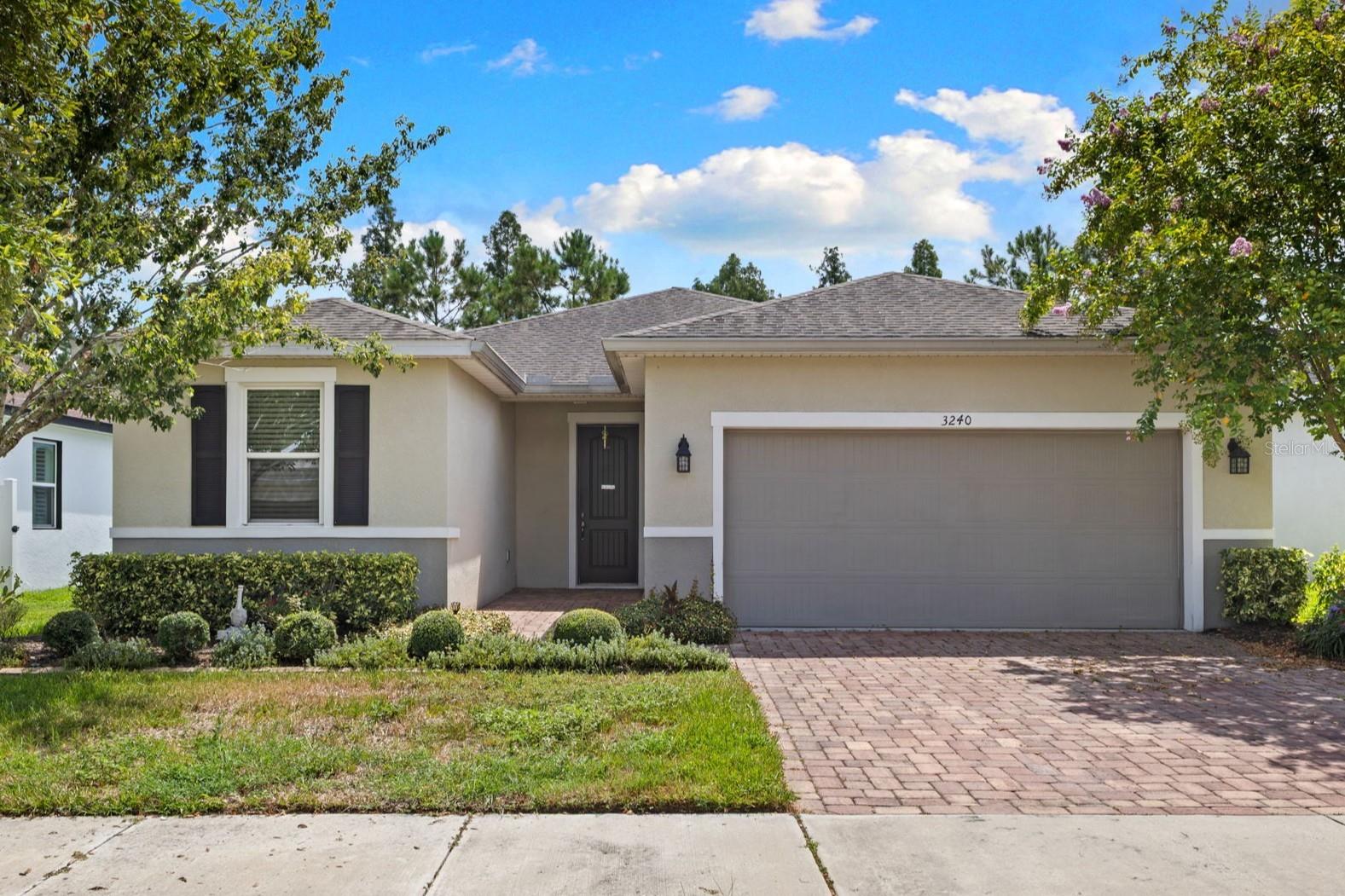 ** PICK YOUR NEW FLOORS!!!! ** Welcome to 3240 Macintosh, a stunning KB Homes-built residence in the secure, gated community of The Woodlands at Stagecoach. Less than 10 years old, this 3-bedroom, 2-bath home offers an open-concept floor plan designed for modern living, seamlessly connecting the spacious living room, dining area, and kitchen—perfect for both entertaining and everyday comfort. In addition to the bedrooms, the home features a versatile den and a kitchenette dining nook, currently used as an office, that can easily adapt to your needs. The seller is offering to replace the bedroom floors, allowing you to choose your own finishes and design the perfect look for your new home. A 2-car garage provides plenty of space for vehicles and storage, while the backyard opens to a serene pond with a peaceful fountain, creating the perfect spot for morning coffee or evening relaxation. Located in a friendly, well-maintained community with low HOA fees, residents enjoy nearby parks, walking trails, shopping, dining, and family-friendly attractions, all while benefiting from the safety and charm of the The Woodlands. This is your chance to own a beautiful home in an exceptional location—don’t miss out, schedule your showing today!