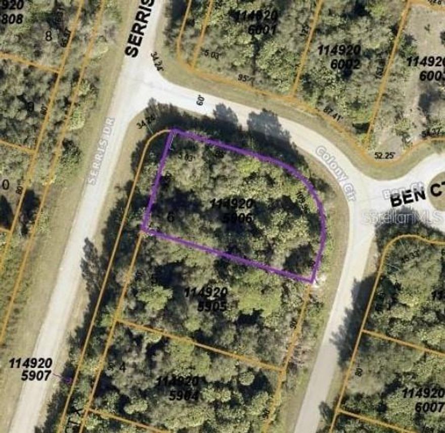 Large .37 acre lot with road access on three sides and not located in a flood zone.  Close to the Cocoplum Waterway which helps with stormwater management as well.  No HOA fees, CDD fees or deed restrictions and close to I75.  Zoned AC10 Activity Center which is a mixed use designation.  Buyer to do their own due diligence on what can and can not be built on the property.  Single family homes are restricted unless it is a multi family home or with a special variance from the county.  No gopher tortoises or scrub jays on the property but buyer must due their own due diligence.