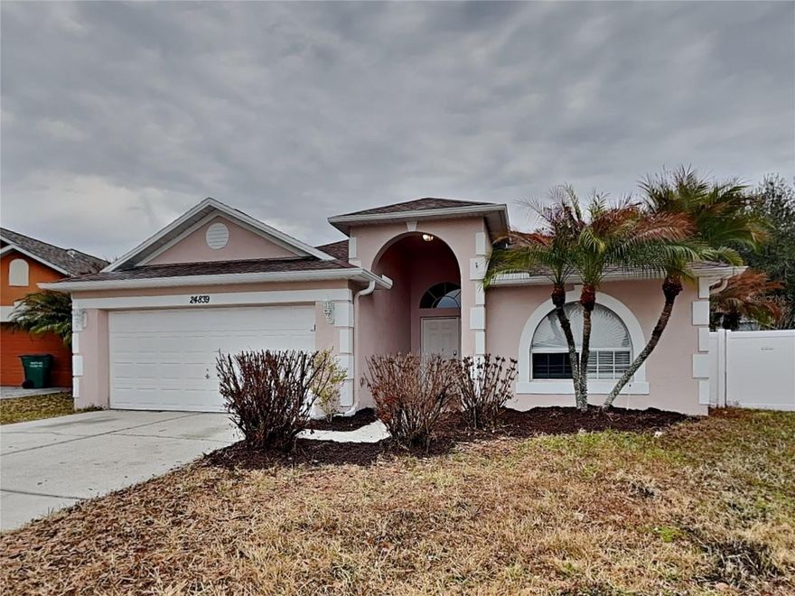 Take a look at this beautiful home, Clean and Move-In Ready, split plan featuring 3 bedrooms, 2 bathrooms, 2 car garage and approximately 1,620 heated square feet. Enjoy the freedom of a virtually maintenance free lifestyle while residing in a great community. Smart Home Tech - $21.95/mo; Washer/Dryer - $35/mo; High Speed Cable/Internet (if applicable by 3rd Party user) $55/mo; Renters insurance reqrd, Pool service (if applicable) is $150/mo, Septic System (if applicable)- $35/mo; Admin Fee - $150 after lease is generated. Applications are First Come First Serve basis. Possible Variable Rent Option – go to “Apply” on website and select Term for monthly rental options. This home is professionally managed and maintained by Owner. You deserve single family rental living at its best!