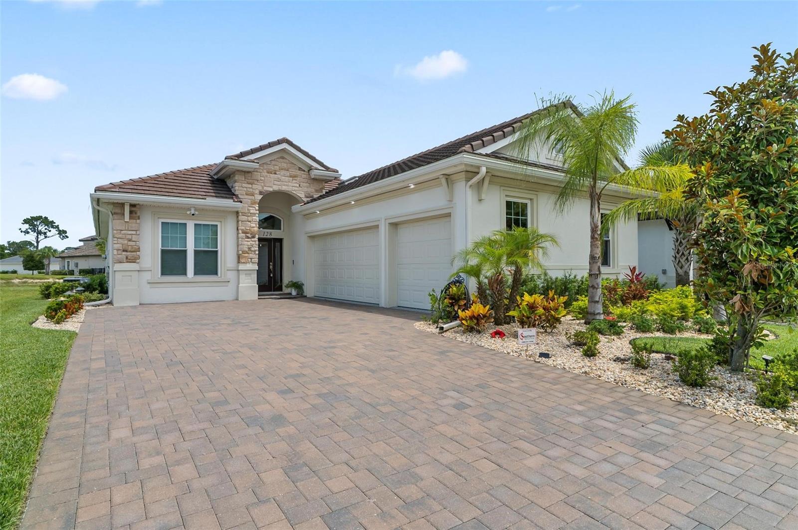 Welcome to your spacious oasis in a vibrant community! This beautifully maintained 3-bedroom, 3-bathroom home offers nearly 2,700 square feet of comfort and style. Enjoy a gourmet kitchen perfect for entertaining and private bathrooms for every bedroom, offering convenience and luxury for all. Located in a sought-after neighborhood with top-tier amenities including a resort-style pool, dog park, pickleball and tennis courts, and more—this home is perfect for those who enjoy an active and connected lifestyle.
Marina Del Palma stands out as the area's exclusive community offering private dry dock storage and full-service boat valet. Simply book your time, and your boat will be placed in the water, ready for your next adventure. After your outing, it’s professionally cleaned, flushed, and stored—making every coastal escape effortless.
Schedule your showing today and make 128 Del Palm Drive your next home sweet home.