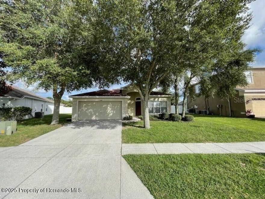 Nice and clean 3 bedroom, 2 bath, split plan home with a 2 car garage, located in the quaint gated and deed-restricted community of Silver Ridge in east Spring Hill and near the Suncoast Parkway. The home features all kitchen appliances, blinds, inside laundry area, a living room/dining room, family room, dining nook, a spacious kitchen and garage with auto opener. The community offers gated entry/exit, sidewalks and a park with playground equipment, basketball play area, gazebo, picnic tables, and a covered area. Owner pays HOA fees. Tenants are to verify all info for accuracy including interior measurements, school zones, public records, and community information. Tenants should have good rental and payment history. Application includes a background check with criminal, eviction, credit, and verifications of SS#, income, employment, past addresses, landlords, and payment history. Office Policy: 1) Tenants must first speak with the listing office to be pre-qualified before making application. 2) First rent, last month, and security deposits must be paid with money order or bank cashier's check, no personal checks or cards. 3) This is a non interior smoking/vaping property. Tenants will be asked to leave and be charged for any smoke damage. 4) Pets up to 10# will be considered subject to approval, refundable deposit, pet rent.