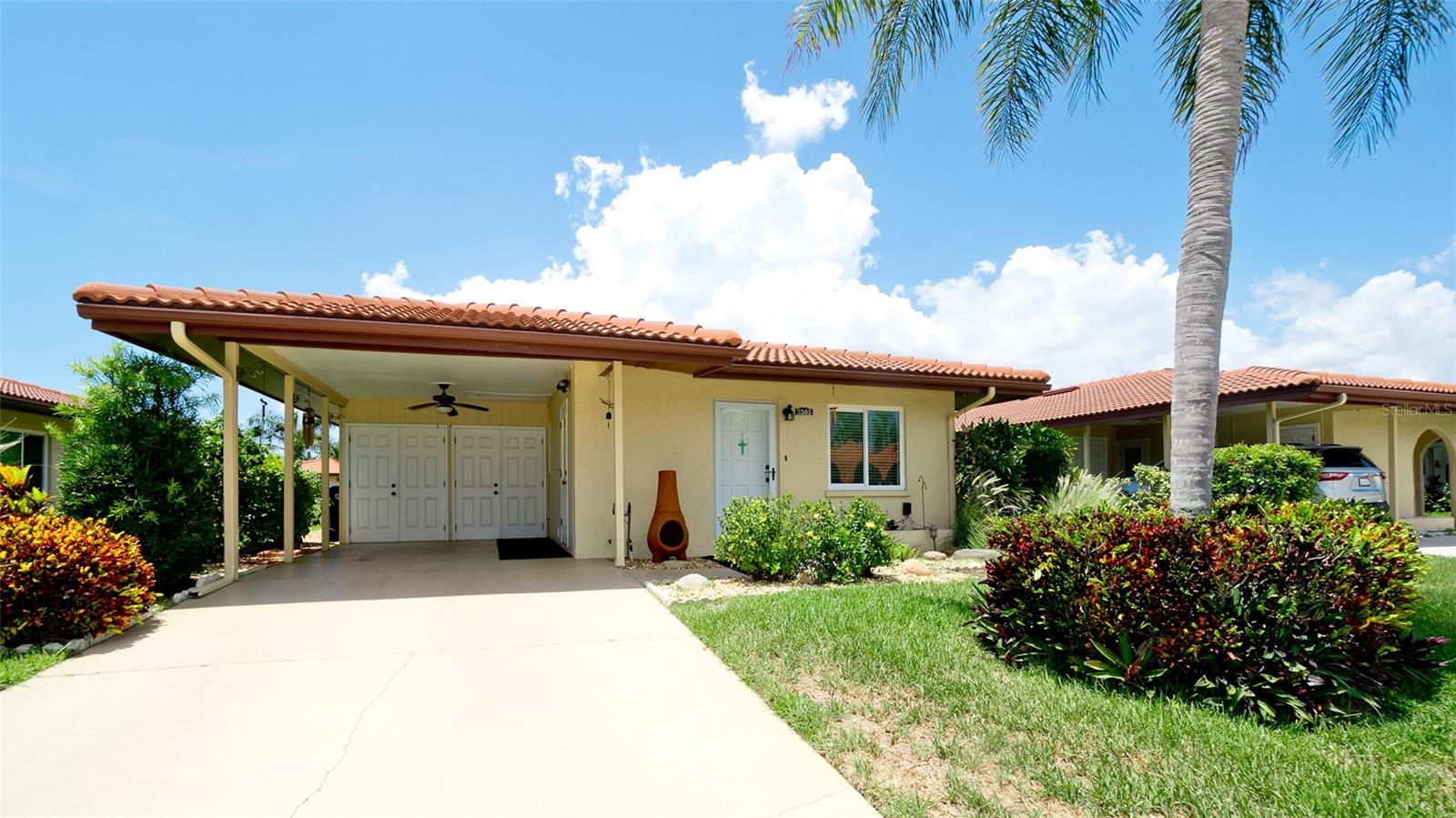 Seller offering $5,000 toward closing costs!
Freestanding Gem in Cambridge Village – Meticulously Updated & Move-In Ready!
Welcome to this impeccably maintained and beautifully updated freestanding unit in the highly desirable 55+ community of Cambridge Village! This home has been thoughtfully renovated with high-end finishes, offering true Florida living at its finest.
Step inside to discover solid strand bamboo flooring that flows seamlessly throughout the entire home, creating a warm, elegant feel. The kitchen is a showstopper, featuring real wood cabinets, sparkling quartz countertops, and brand-new stainless-steel appliances—perfect for any home chef.
The primary suite is a private retreat with an updated en-suite bathroom that boasts modern finishes, clean lines, and a spa-like atmosphere. Hurricane-impact windows and brand-new exterior doors provide peace of mind year-round, a brand-new electrical panel, and a water heater located in the carport help keep maintenance worries at bay—no risk of interior leaks here!
Step outside and fall in love with the extended rear patio that spans the length of the home. Overlooking a tranquil greenbelt and offering a peek at city skyline views, this outdoor space is perfect for relaxing with your morning coffee or entertaining under the stars. The beautiful heated pool is just steps from your front door, perfect for relaxing on nice summer days.
?? Prime location—just minutes to Sarasota-Bradenton International Airport, University Town Center, award-winning restaurants, and the sugar sand beaches of Florida’s Gulf Coast.