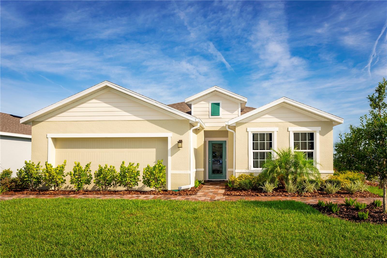 Pre-Construction. To be built. Welcome to Ashton Covey in Winter Haven! Discover the ultimate Florida lifestyle in this stunning community. Perfectly situated just off US Highway 27, your new home offers seamless access to work, outdoor recreation, shopping, dining, and more. Imagine being less than 15 minutes from Downtown Winter Haven, where charming local shops and restaurants await your exploration. Plus, you're just 5 miles from public lake access at Lake Daisy, ideal for a day of boating, paddle boarding, and enjoying the water. The Baymont 2-car garage single-family home has it all, all on one level. A welcoming foyer invites you inside and leads you past 2 spacious bedrooms to a unique flex space, which can be used as a study or an additional bedroom. From there, a large great room is where you’ll make memories with family and friends, and it flows directly into the gourmet kitchen. Set up games or enjoy homemade meals around the large center island. At the end of the day, escape to your main-level owner’s suite with its tray ceiling, walk-in closet and double-vanity bath. This is the next level of great living. All Ryan Homes now include WIFI-enabled garage opener and Ecobee thermostat. **Closing cost assistance is available with use of Builder’s affiliated lender**. DISCLAIMER: Prices, financing, promotion, and offers subject to change without notice. Offer valid on new sales only. See Community Sales and Marketing Representative for details. Promotions cannot be combined with any other offer. All uploaded photos are stock photos of this floor plan. Actual home may differ from photos.