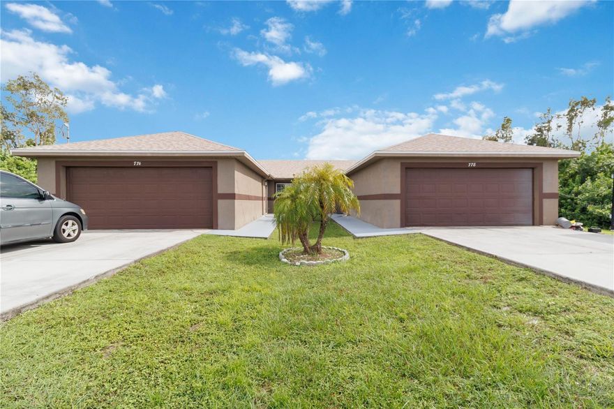 Investor’s Dream in Lehigh Acres! One of the few duplexes with TWO 2 CAR GARAGES! 2023 ROOF

Welcome to this well-maintained duplex offering two separate residences under one roof, perfect for investors or those seeking a live-in and rent-out opportunity. Each side features THREE bedrooms and 2 bathrooms, providing functional layouts with bright living spaces and comfortable bedrooms.

The property sits on a spacious lot with ample parking and a convenient location in the heart of Lehigh Acres. Tenants will appreciate the easy access to schools, shopping, dining, and major roadways for commuting. With strong rental demand in the area, this duplex is an ideal addition to any portfolio.

Whether you’re looking to generate immediate rental income or occupy one side while renting the other, this property offers the flexibility and potential you’ve been searching for.

Don’t miss your chance to own a solid income-producing duplex in one of Southwest Florida’s growing communities!