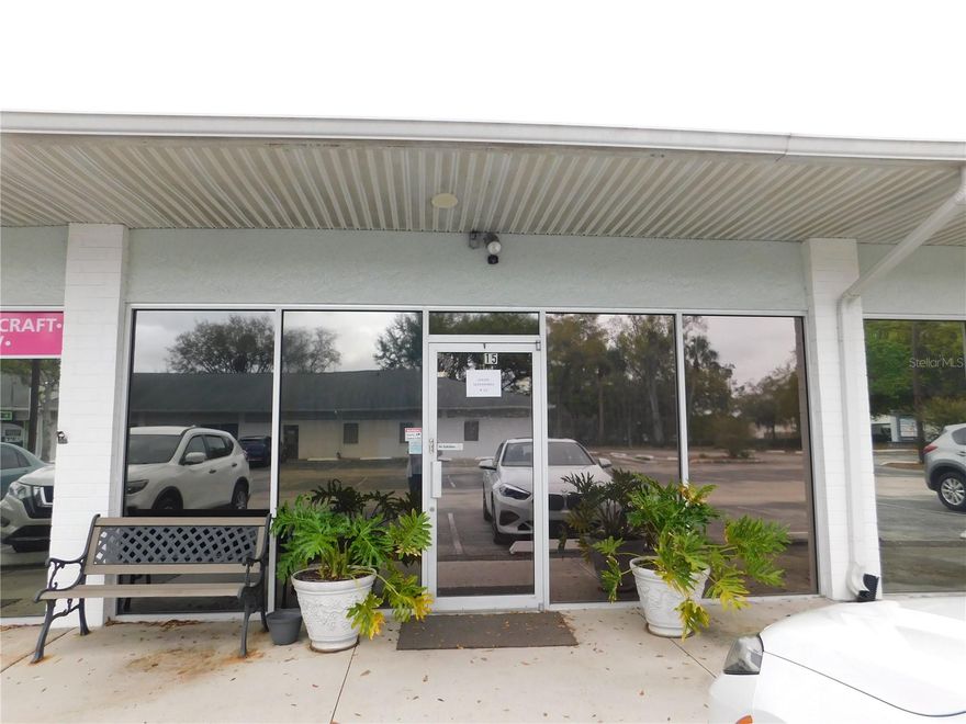 TURNKEY - 1160 Sq Ft SALON - STOREFRONT - Can also be used as Medical, Retail, Business, Office, Professional Usage. This unit features a private entrance, glass storefront, 6 hair stations, 4 sinks bowls, a nail station, a utility/storage room plus 2 private bathrooms.  The unit is plumbed for a washer dryer and is nicely tiled throughout.  This is a fantastic location just blocks from the rapidly growing business epi-center and heart of Oviedo (Oviedo on the Park) COMPLEX TENANT MIX includes Medical Offices, Salt/Wellness Spa, Insurance Agent, Real Estate Office, Interior Designer, Software and Cleaning companies, Nail Salon, Permanent Makeup and Tatoo Salon, Eye Brow Bar, another Beauty Salon, Dog Groomer, Kids Cooking Experience and Florist. Preferred lease terms 2 to 5 years with pre-negotiated extension terms. Shorter-term leases may be considered.